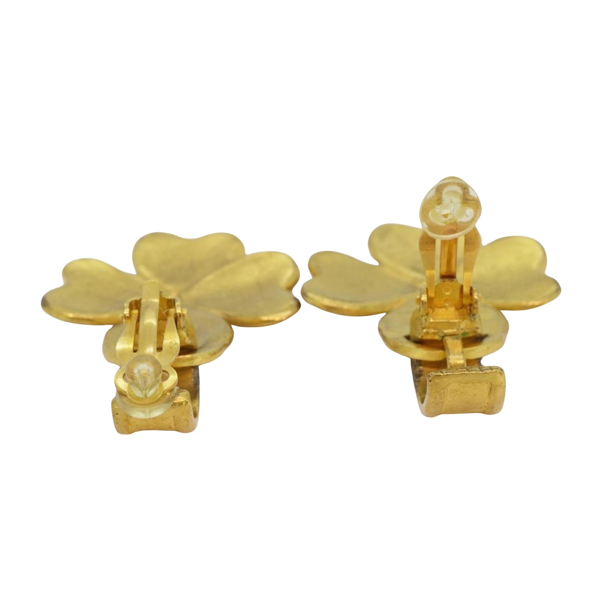 Chanel Clover Earrings