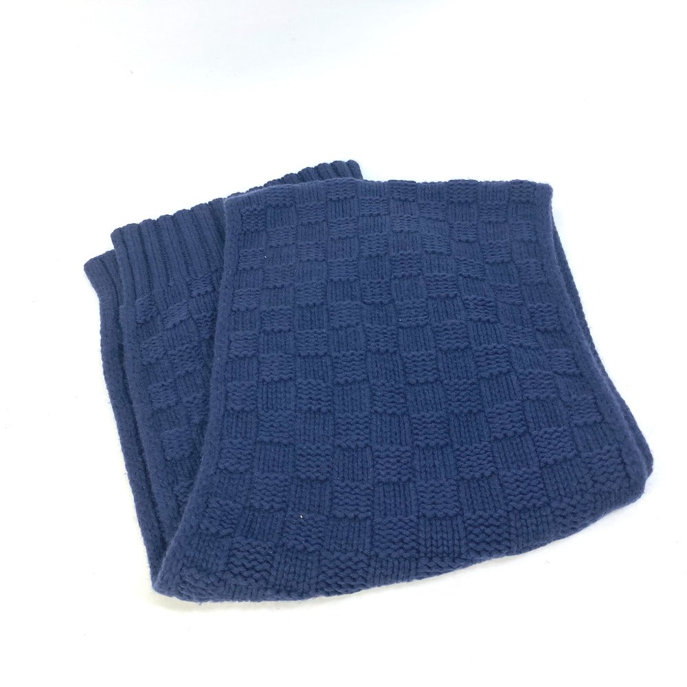 Louis Vuitton Scarf M70169 cashmere Damier Escharp Navy