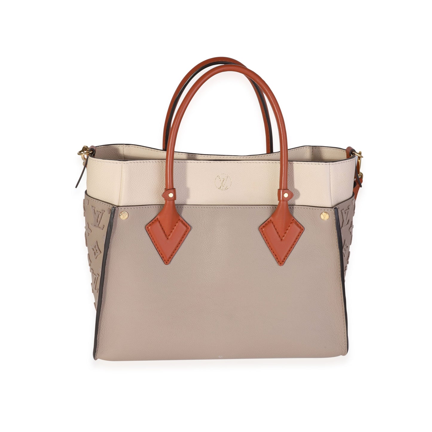 Louis Vuitton Galet & Tufted On My Monogram Calfskin Tote Bag