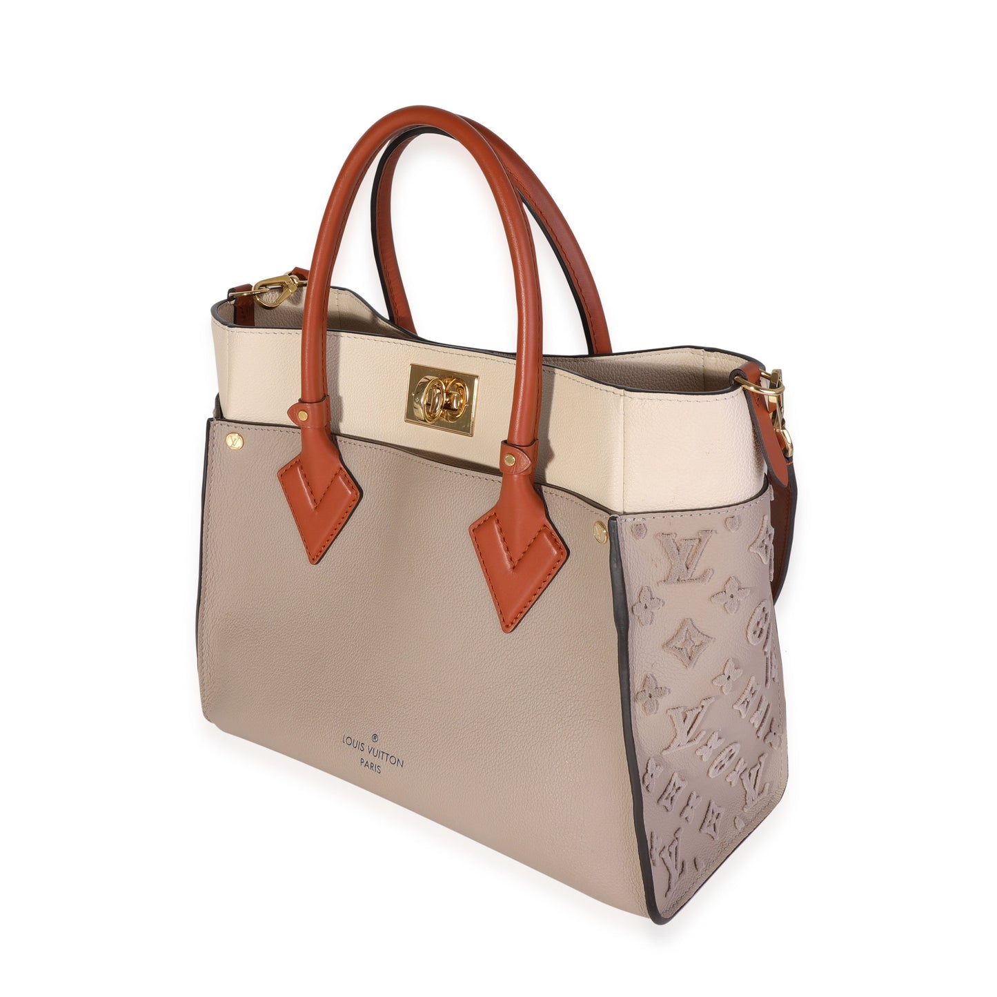 Louis Vuitton Galet & Tufted On My Monogram Calfskin Tote Bag