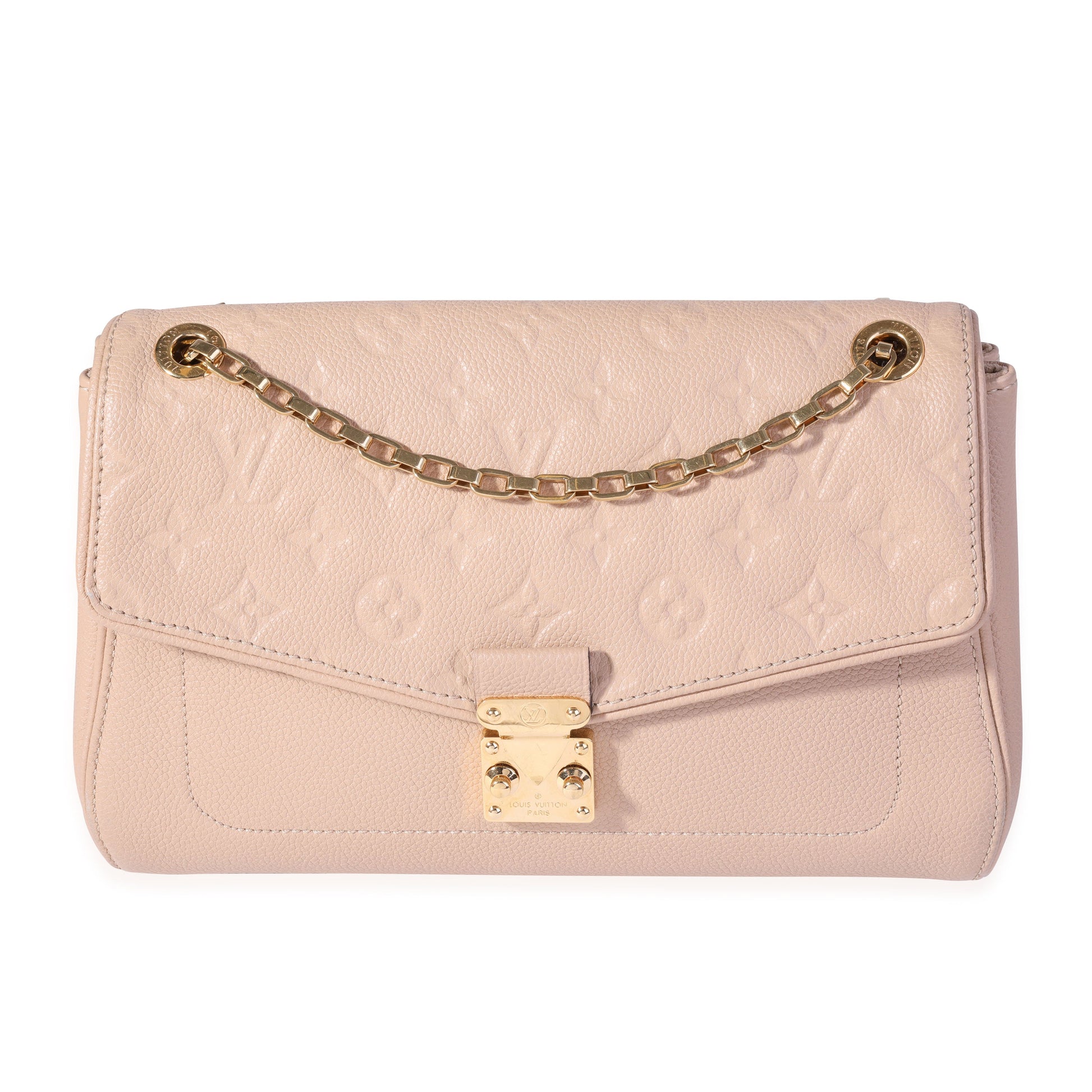 Louis Vuitton Empreinte Saint-Germain Monogram Beige Handbag