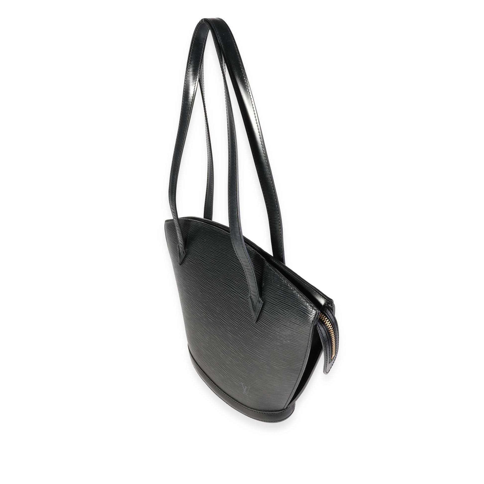 Louis Vuitton Epi Saint Jacques PM Leather Black Handbag