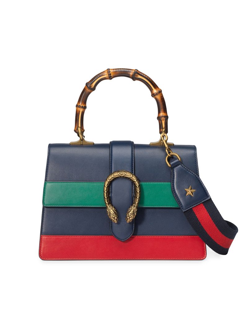 Gucci - Dionysus tote - women - Cotton/Leather/Bamboo - One Size - Black
