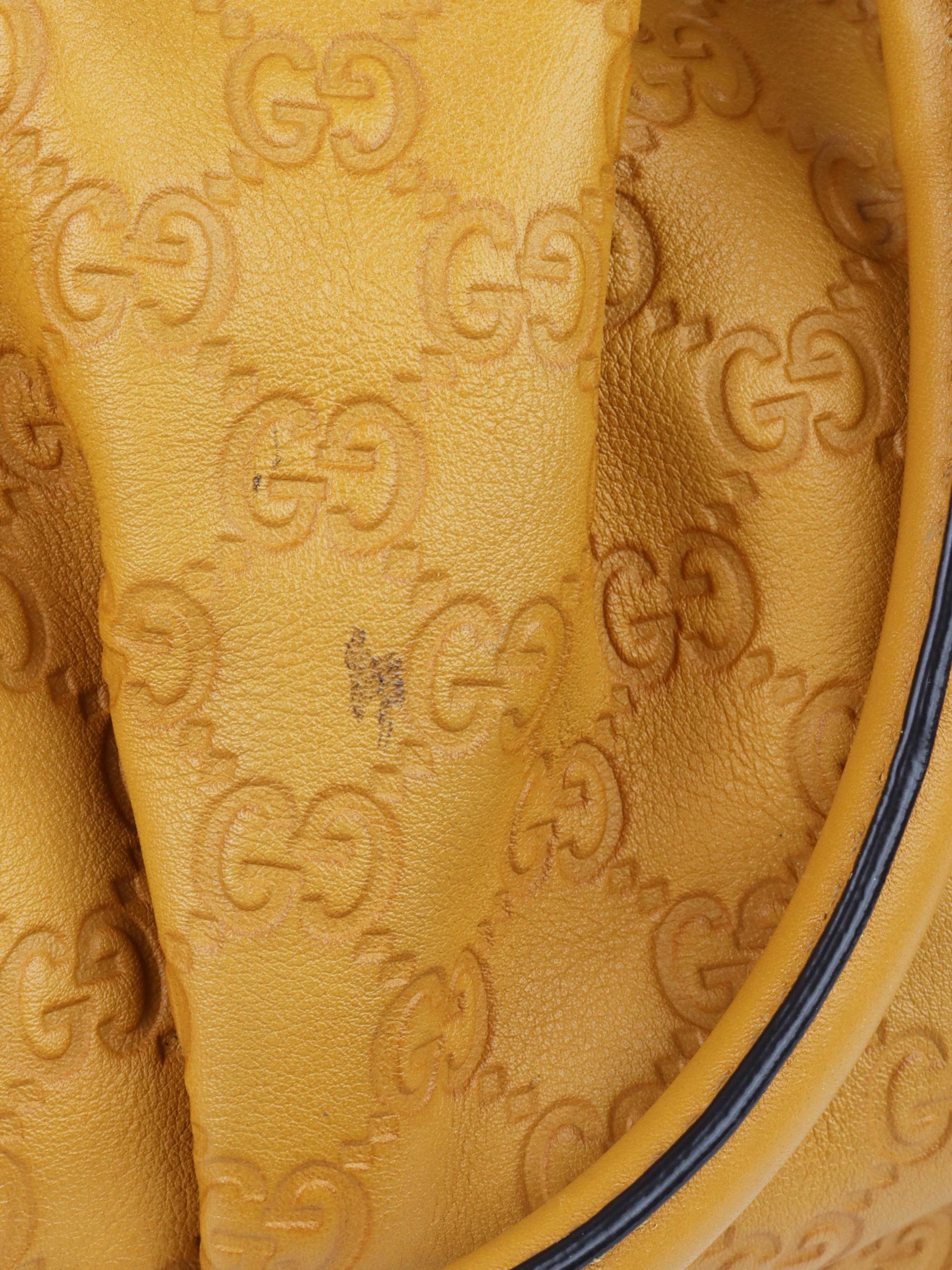 Gucci Mustard Boston Bag.