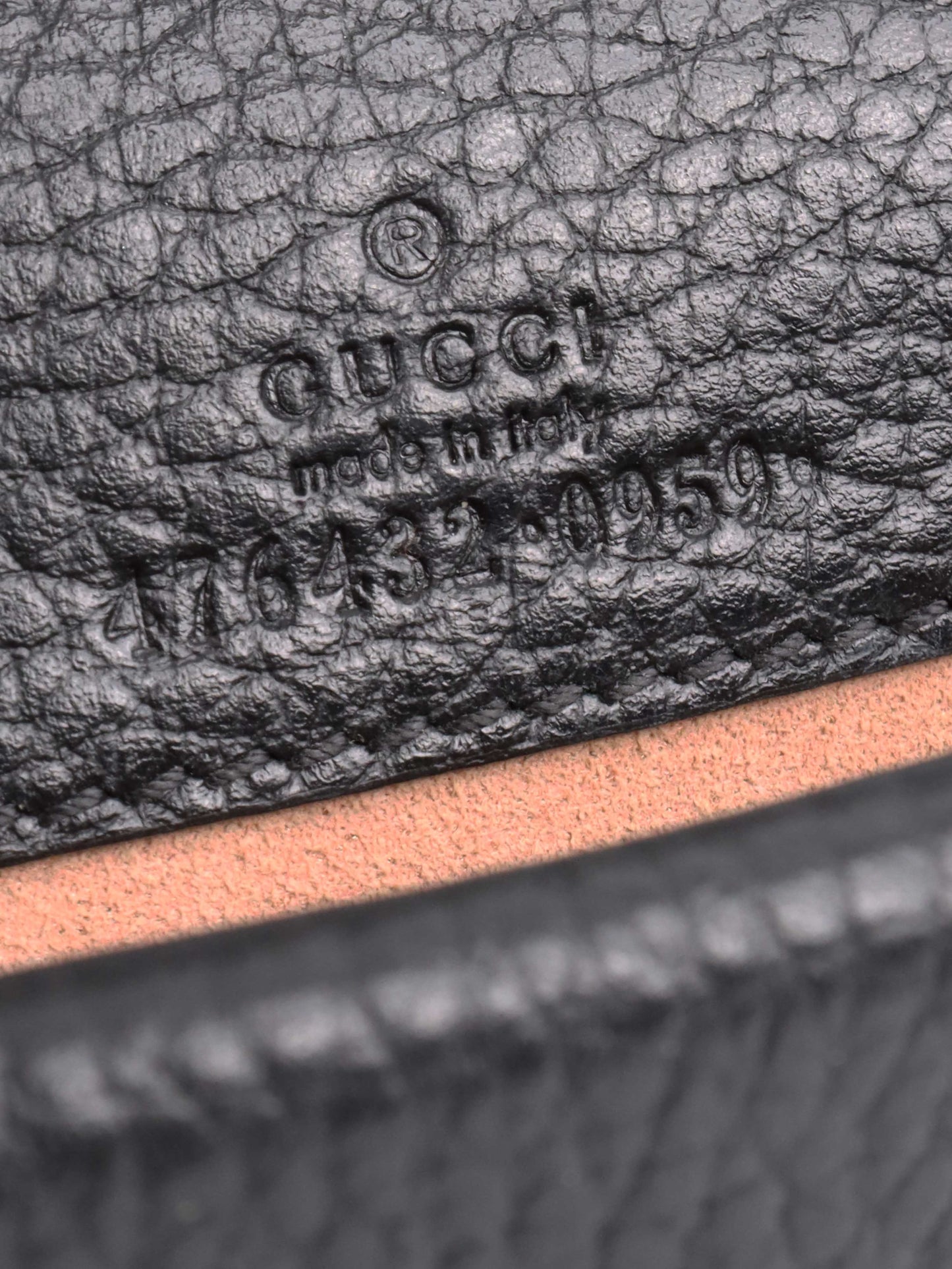 Gucci Black Super Mini Dionysus Bag.