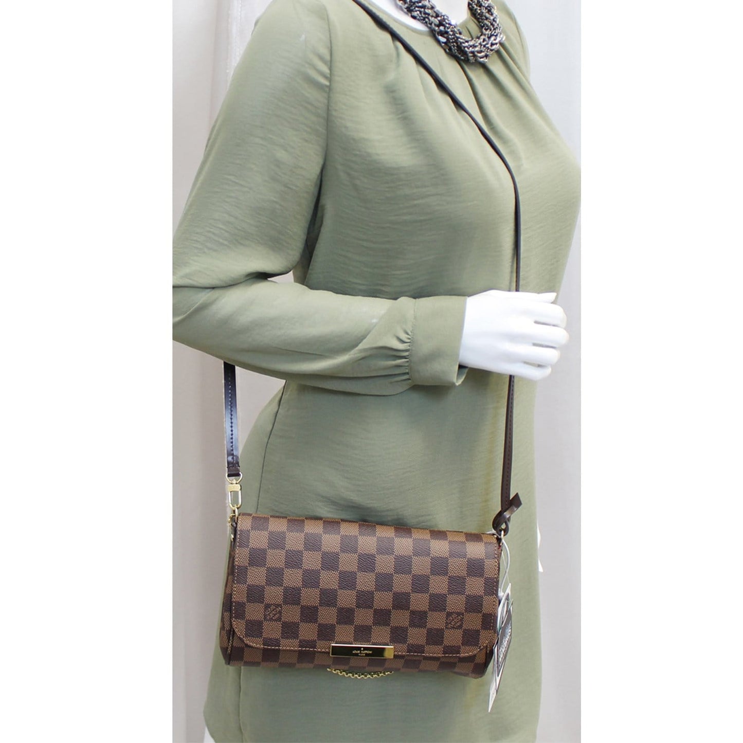 Louis Favorite Mm Damier Ebene Shoulder Crossbody Crossbody Bag