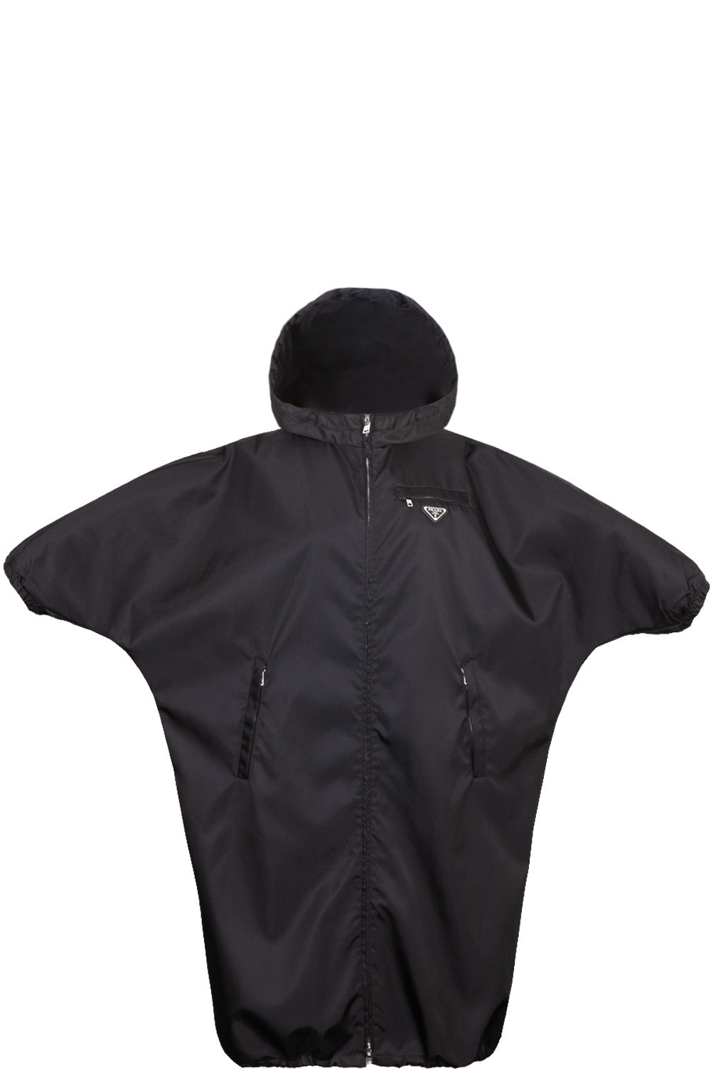 Prada Puff Coat Nylon Black Handbag