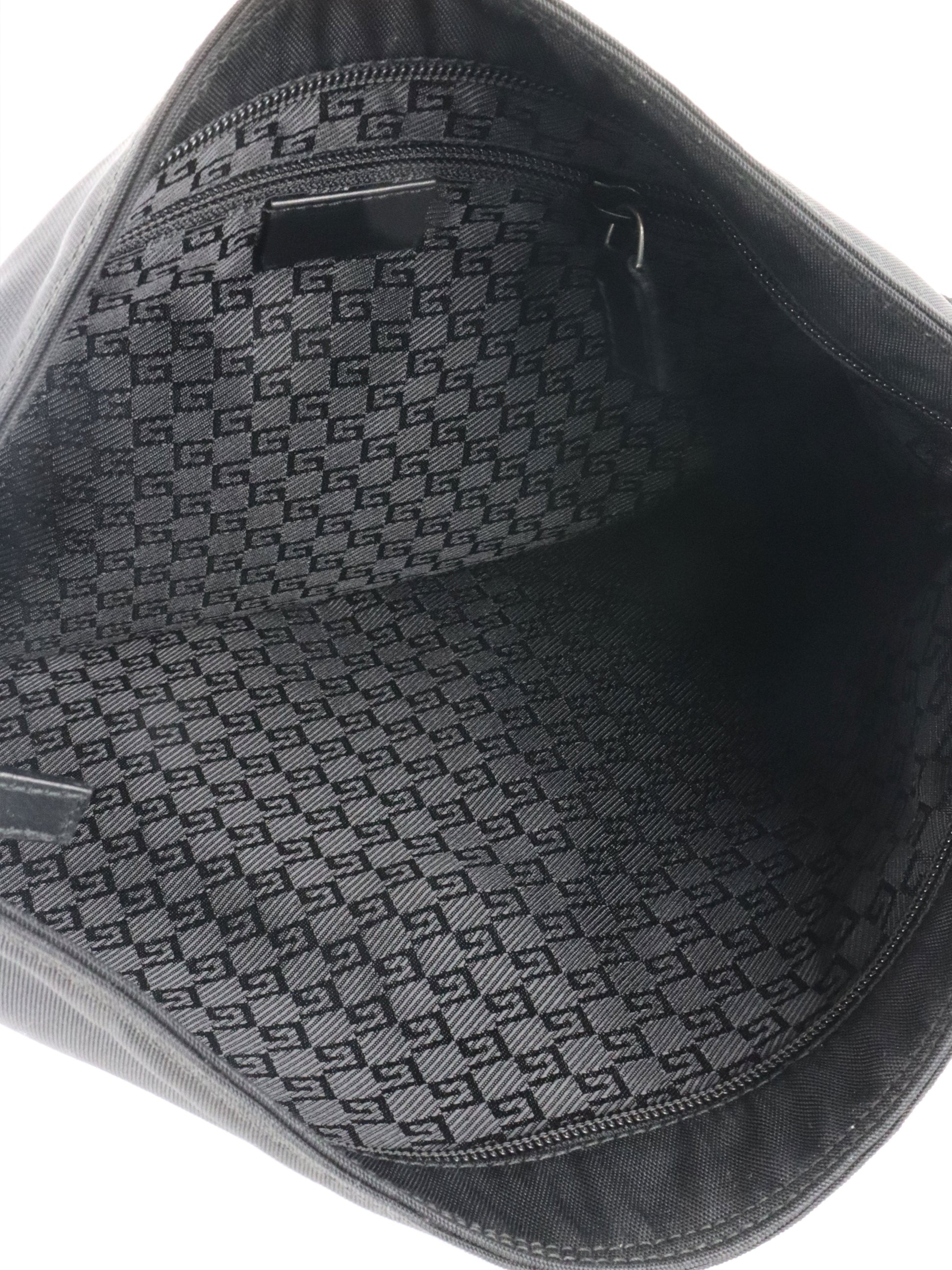 Gucci Black Square Crossbody Bag.