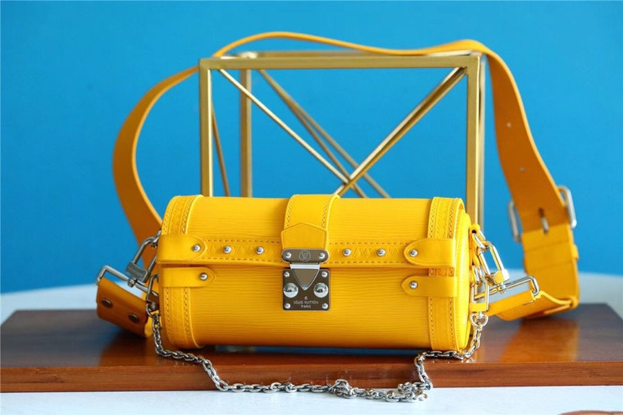 Top Quality Papillon Trunk Epi Yellow For Crossbody Bag
