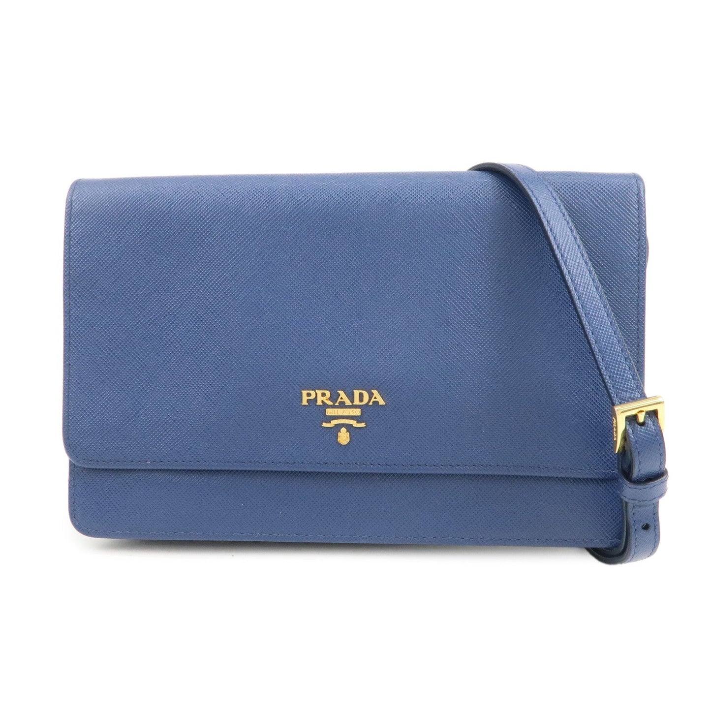 Crossbody Bag Shoulder Bag Leather Saffiano Blue