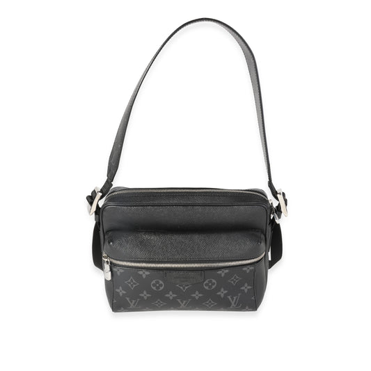 Louis Vuitton Taigarama & Eclipse Outdoor Messenger Monogram Canvas Black Crossbody Bag