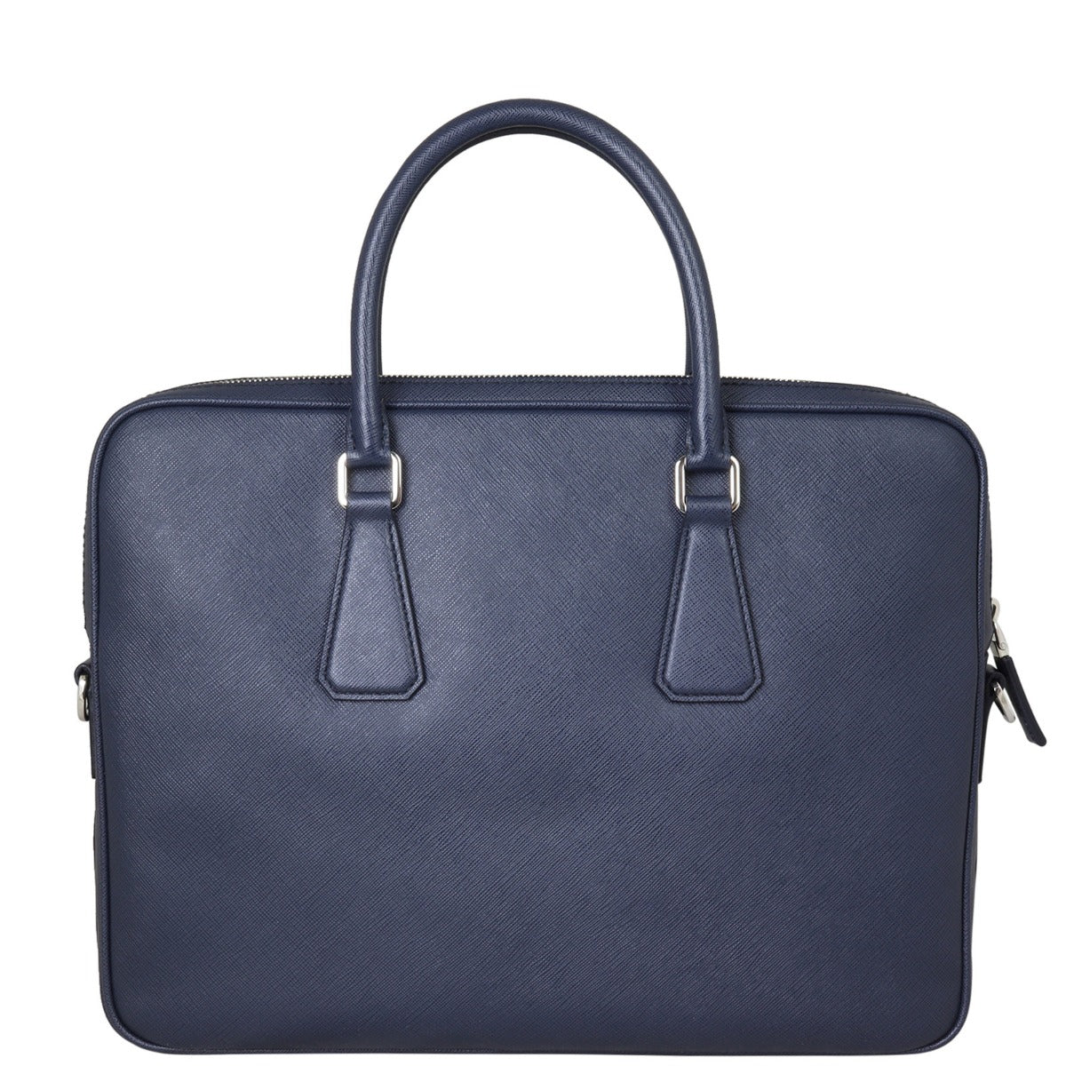 Prada Saffiano Zip Briefcase Bag Travel Bag