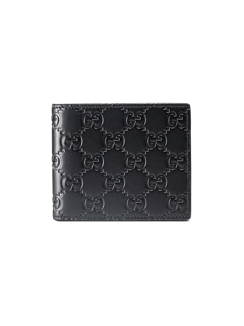 Gucci - Gucci Signature wallet - men - Leather - One Size - Black