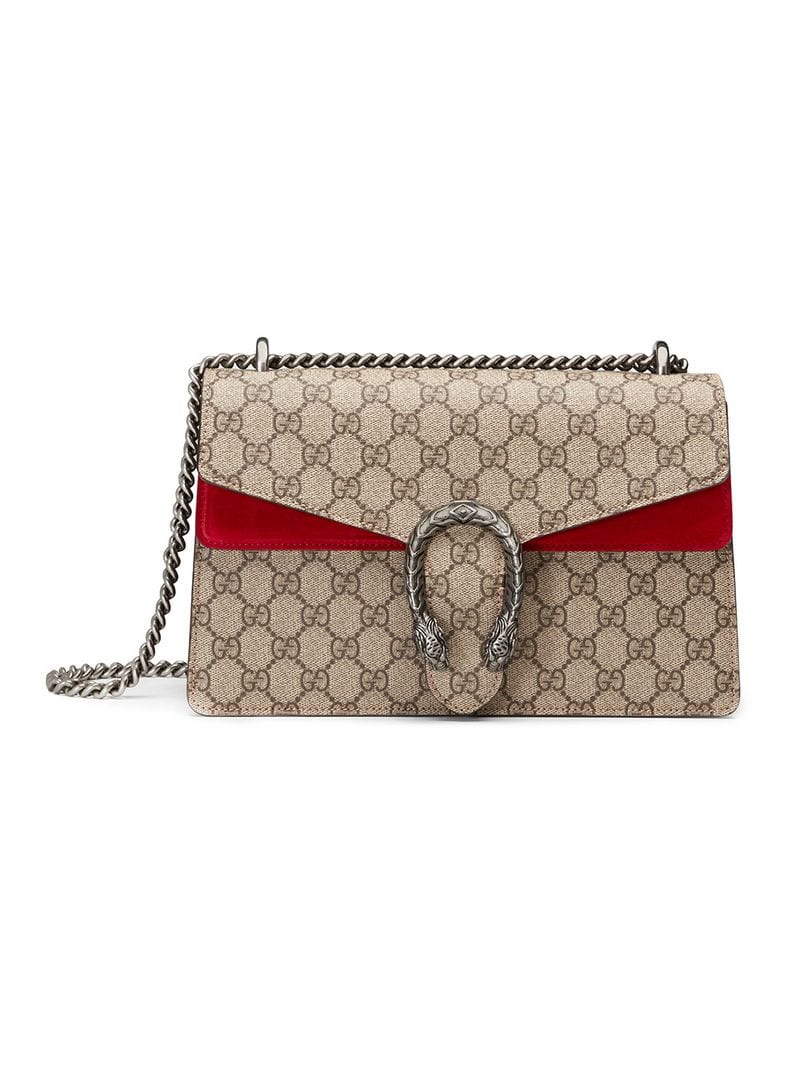 Gucci - Dionysus GG Supreme shoulder bag - women - Suede/Canvas/Suede - One Size - NEUTRALS