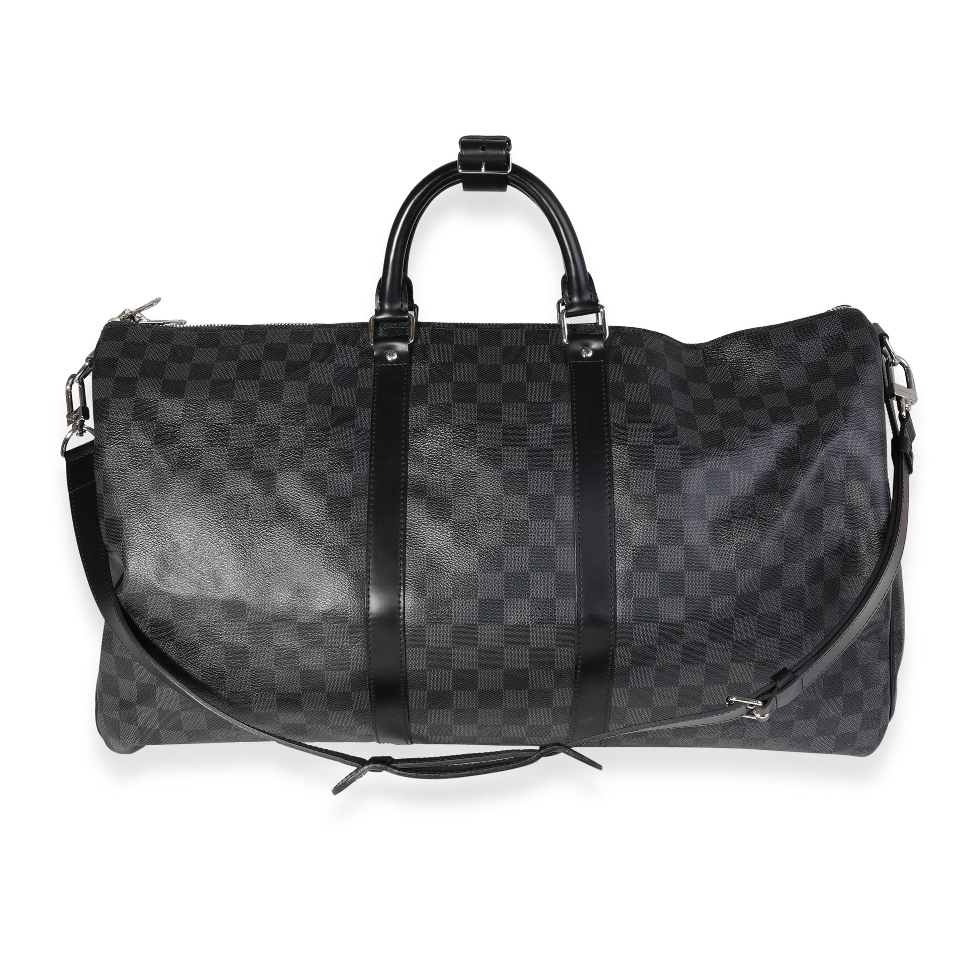 Louis Vuitton Damier Graphite Keepall Bandoulière 55 Handbag