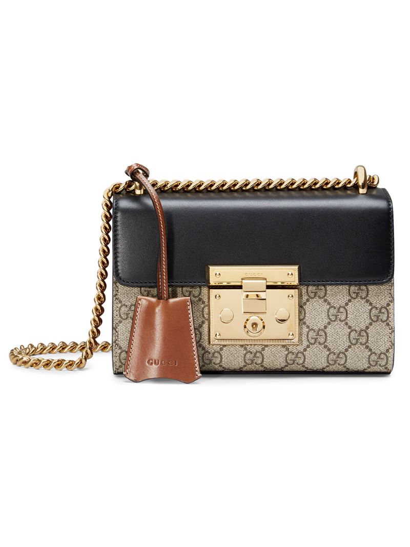 Gucci - Padlock GG Supreme shoulder bag - women - Microfibre/Canvas/metal/Leather - One Size - Brown
