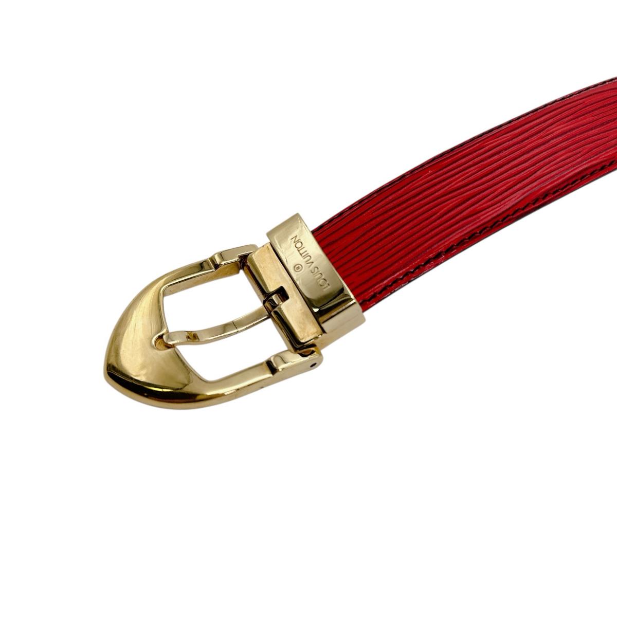 Louis Vuitton Epi Leather Red Belt