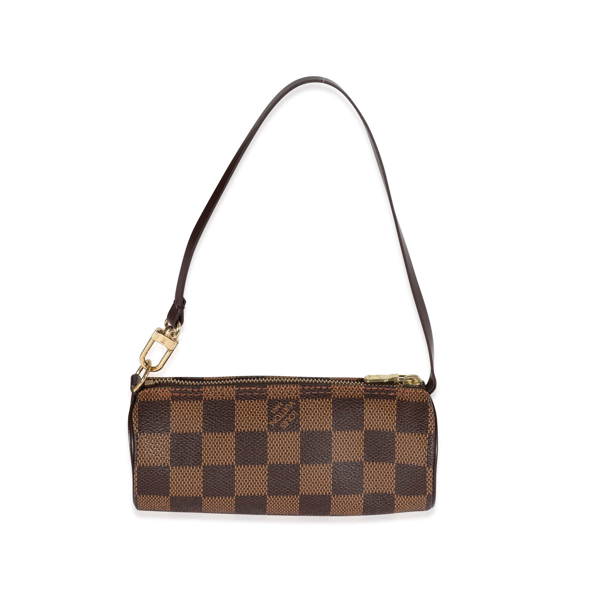 Louis Vuitton Damier Ebene Papillon Pochette Clutch Bag