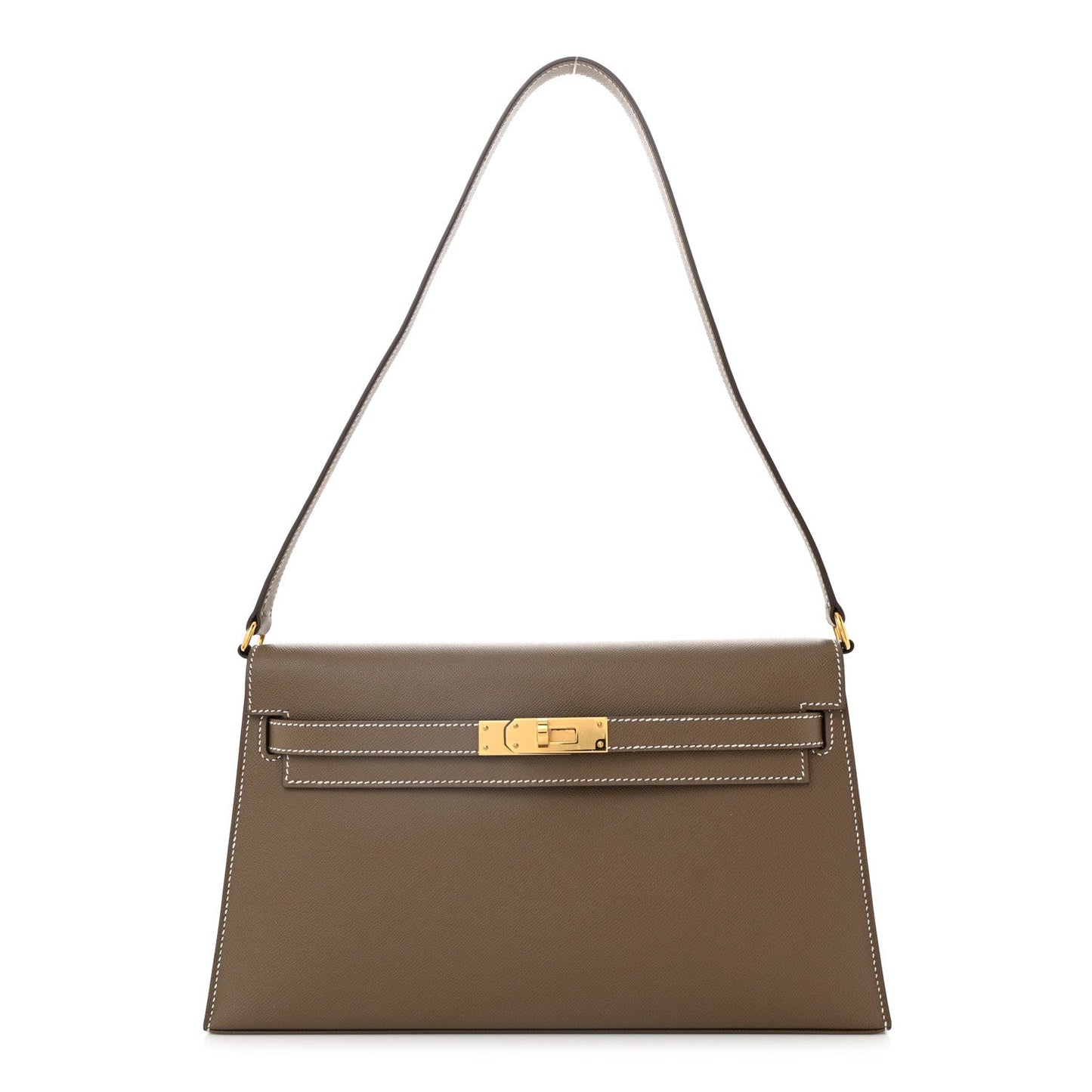 Hermes Madame Calfskin Kelly Elan Etoupe Handbag Travel Bag Elan Etoupe 1732939