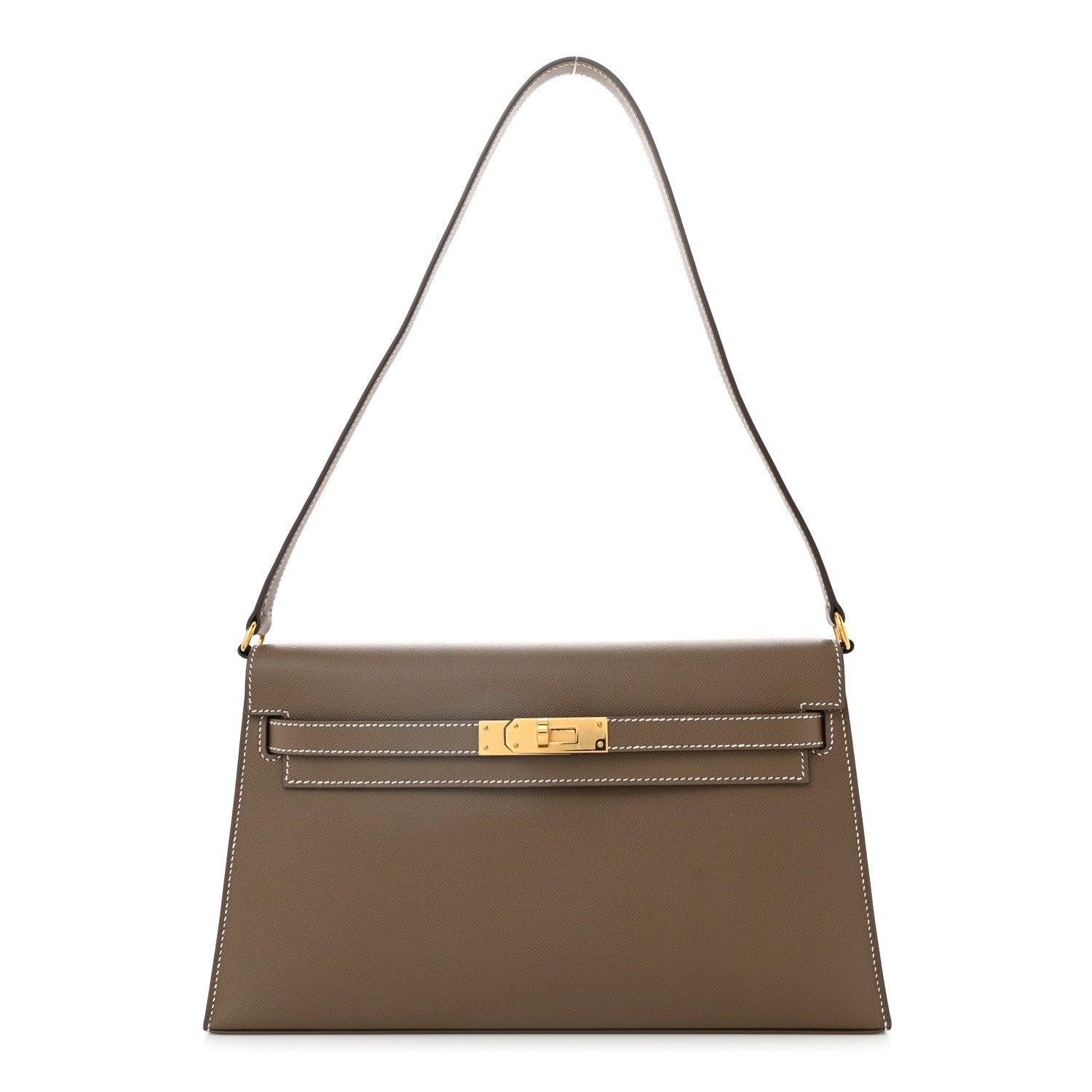 Hermes Madame Calfskin Kelly Elan Etoupe Handbag Travel Bag Elan Etoupe 1732939