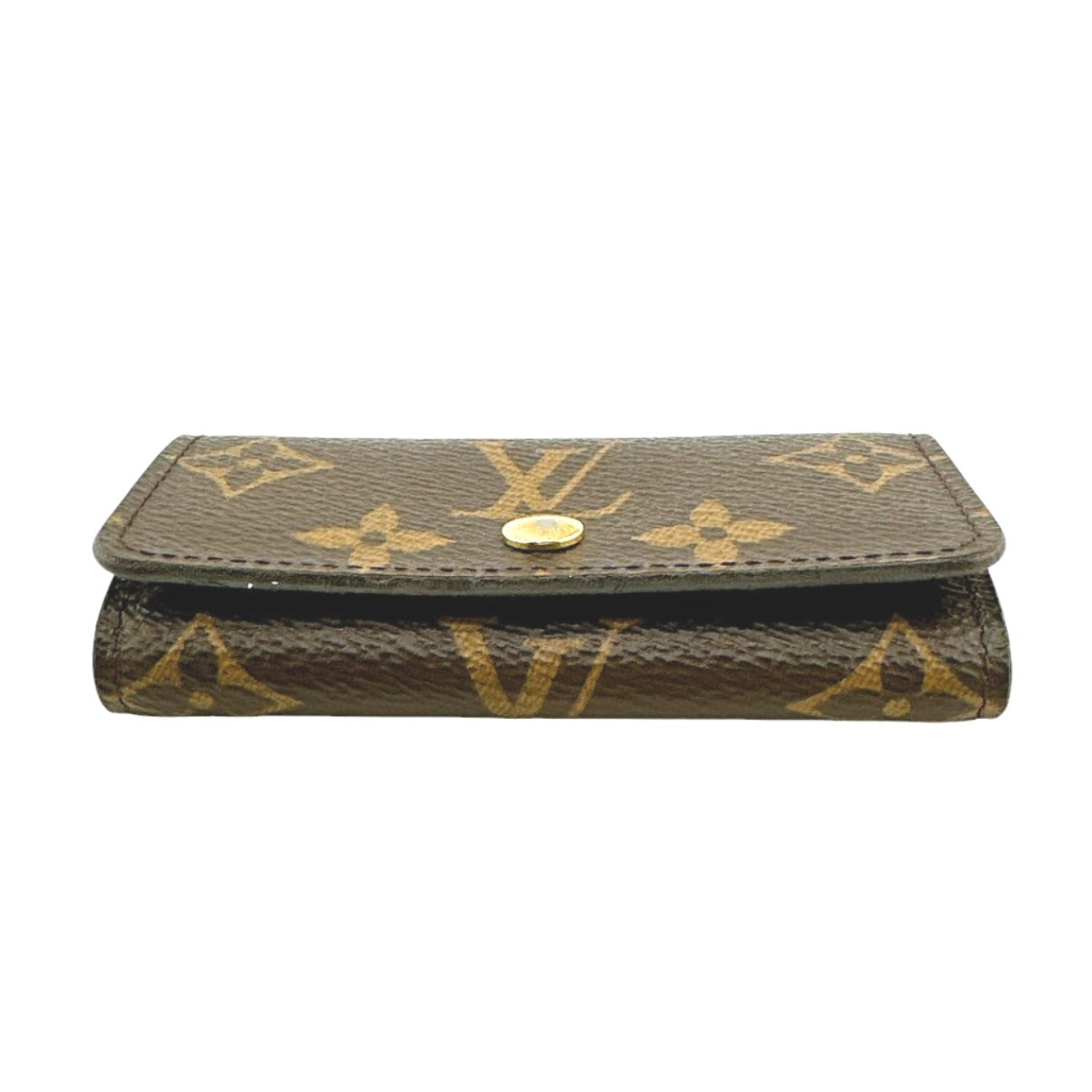 Louis Vuitton Key holder M69517 4 Monogram Canvas Brown Key Chain 6