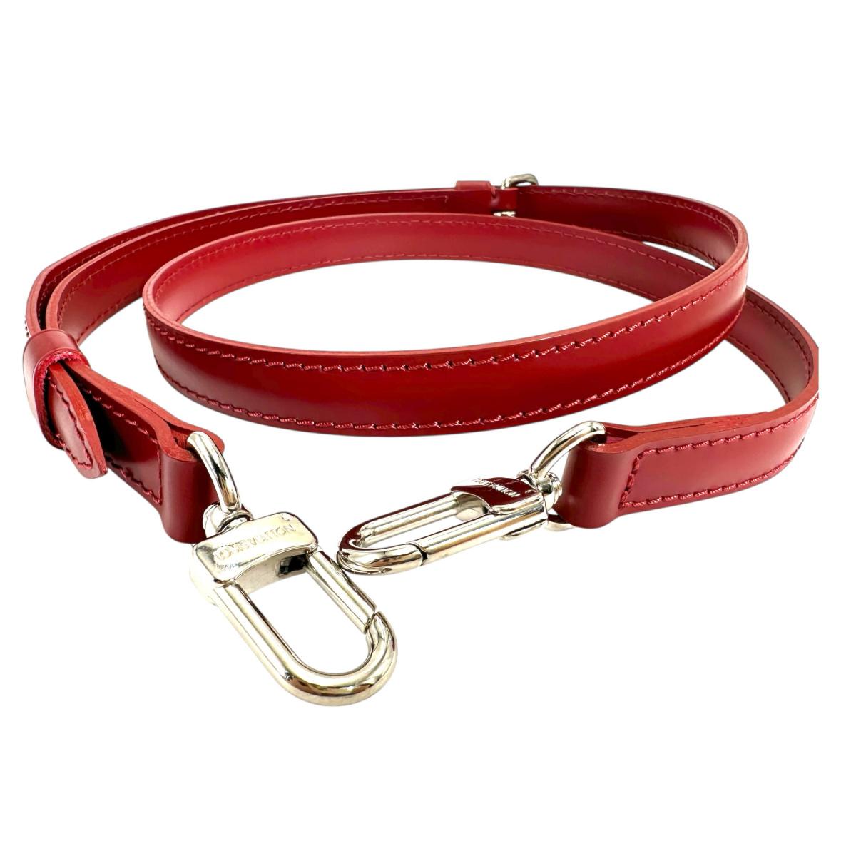 Louis Vuitton strap Epi strap Leather Red Shoulder Bag