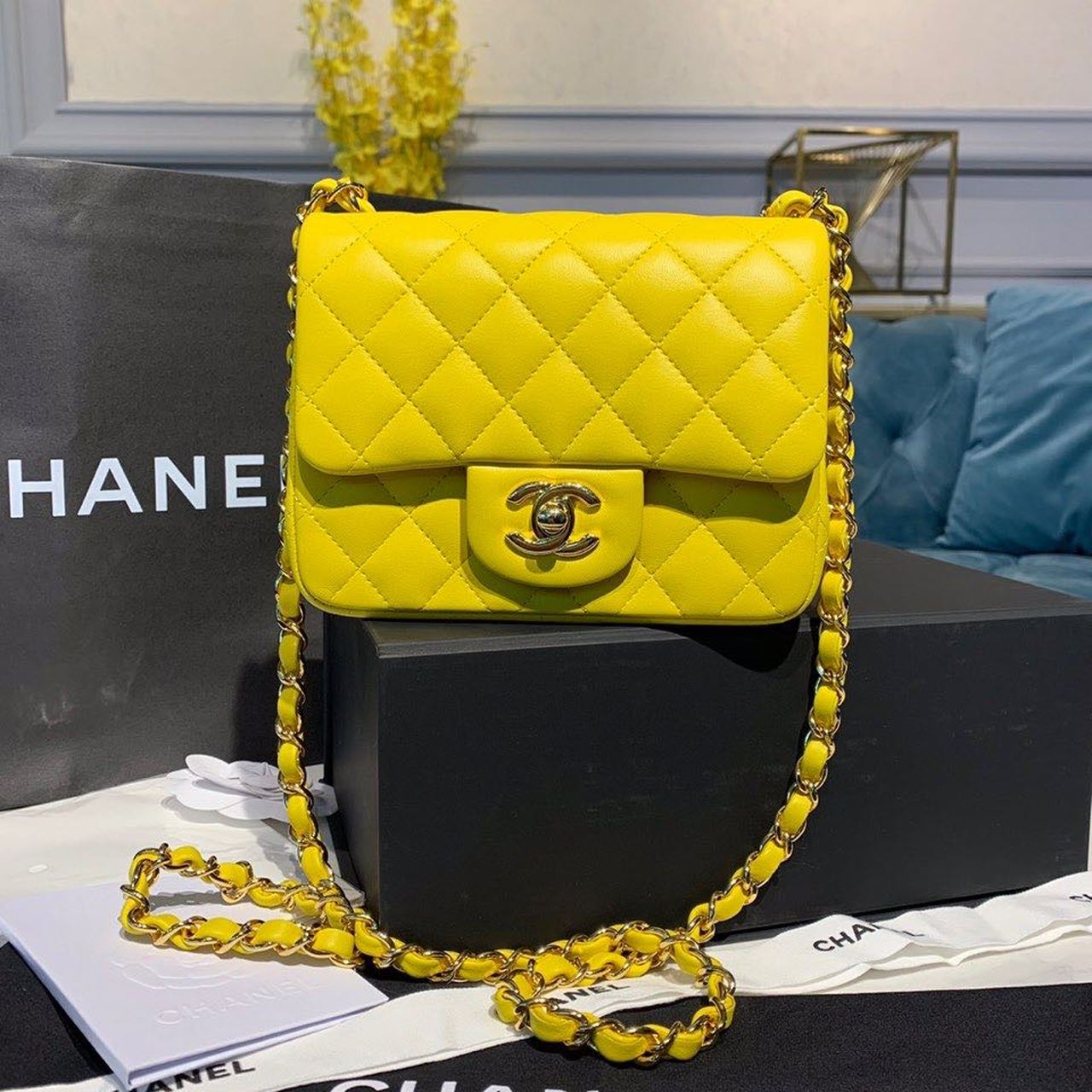 Chlmini Top Qualityap Bag Yellow For Women Crossbody Bag