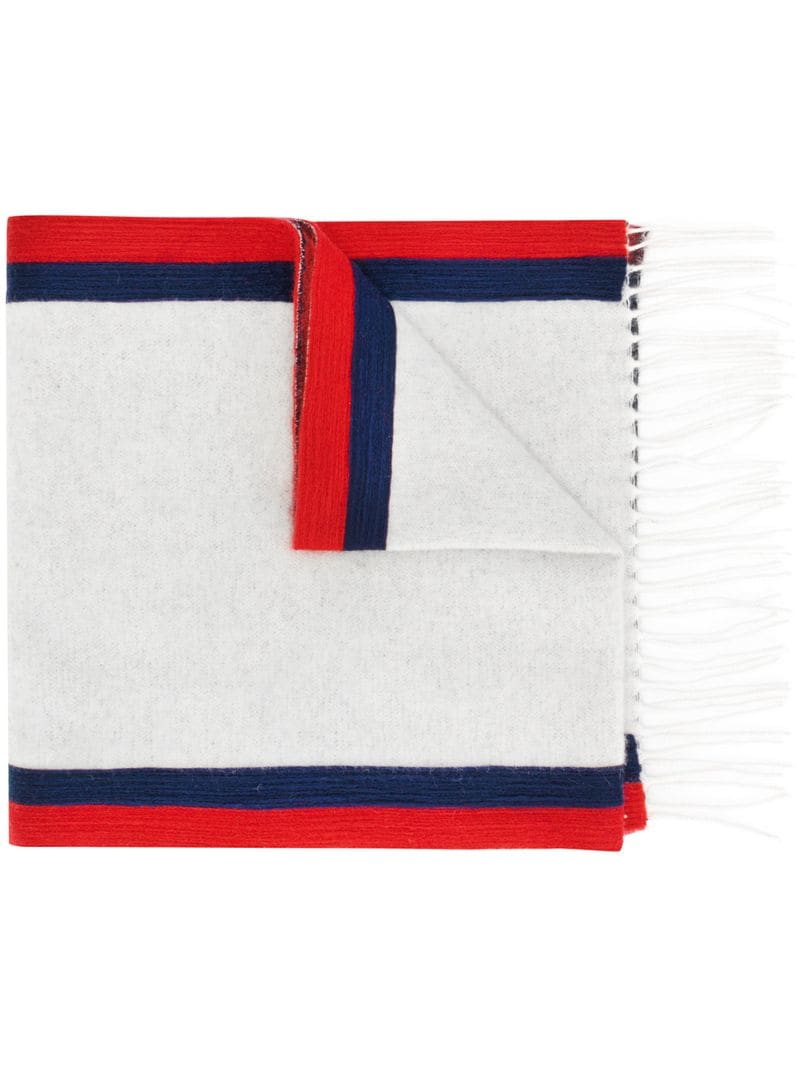 Gucci - scarf - women - glass/Polyester/Wool/Cashmere - One Size - White