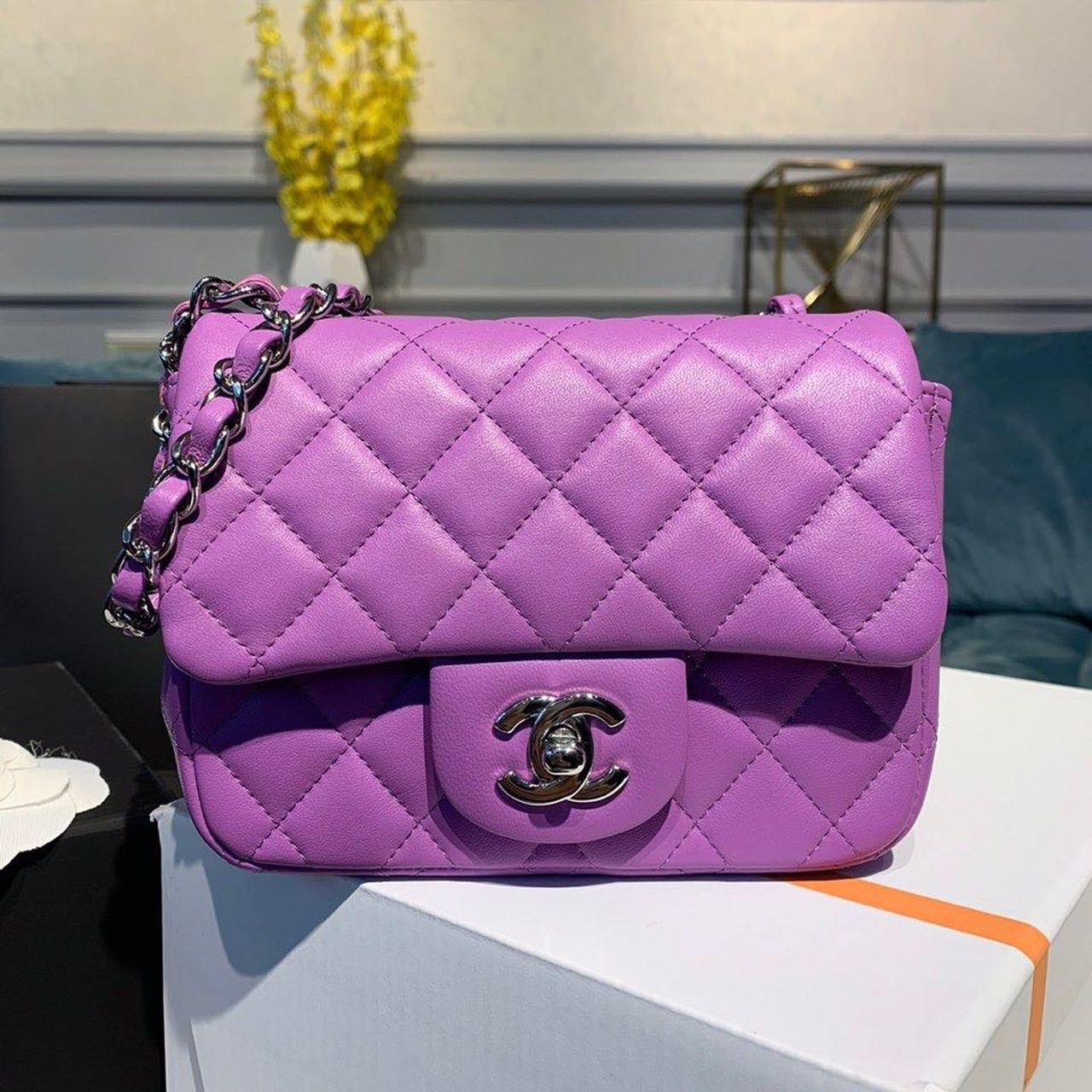 Chlmini Top Qualityap Bag Purple For Women Crossbody Bag