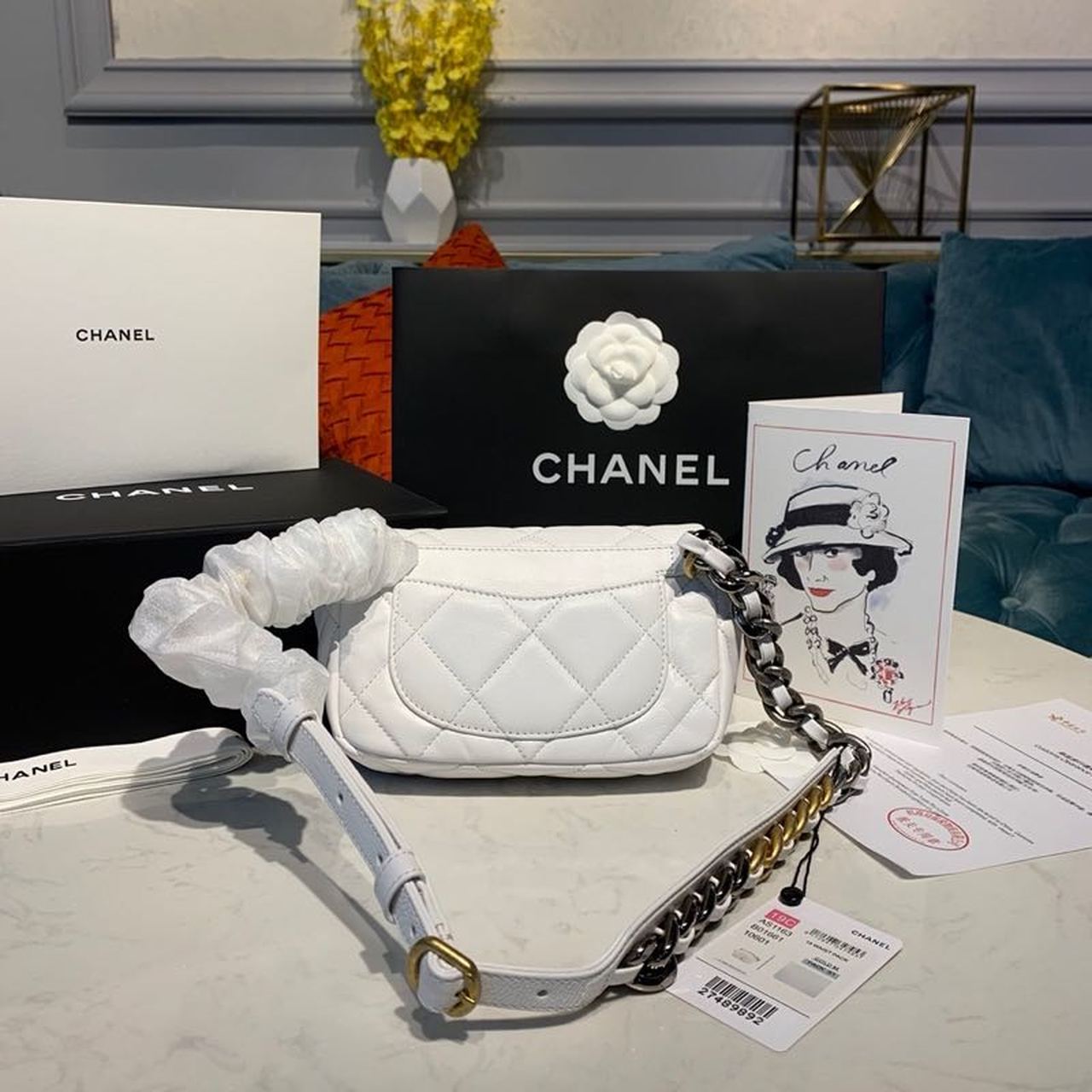 CHL 19 Waist , ’s White Handbag