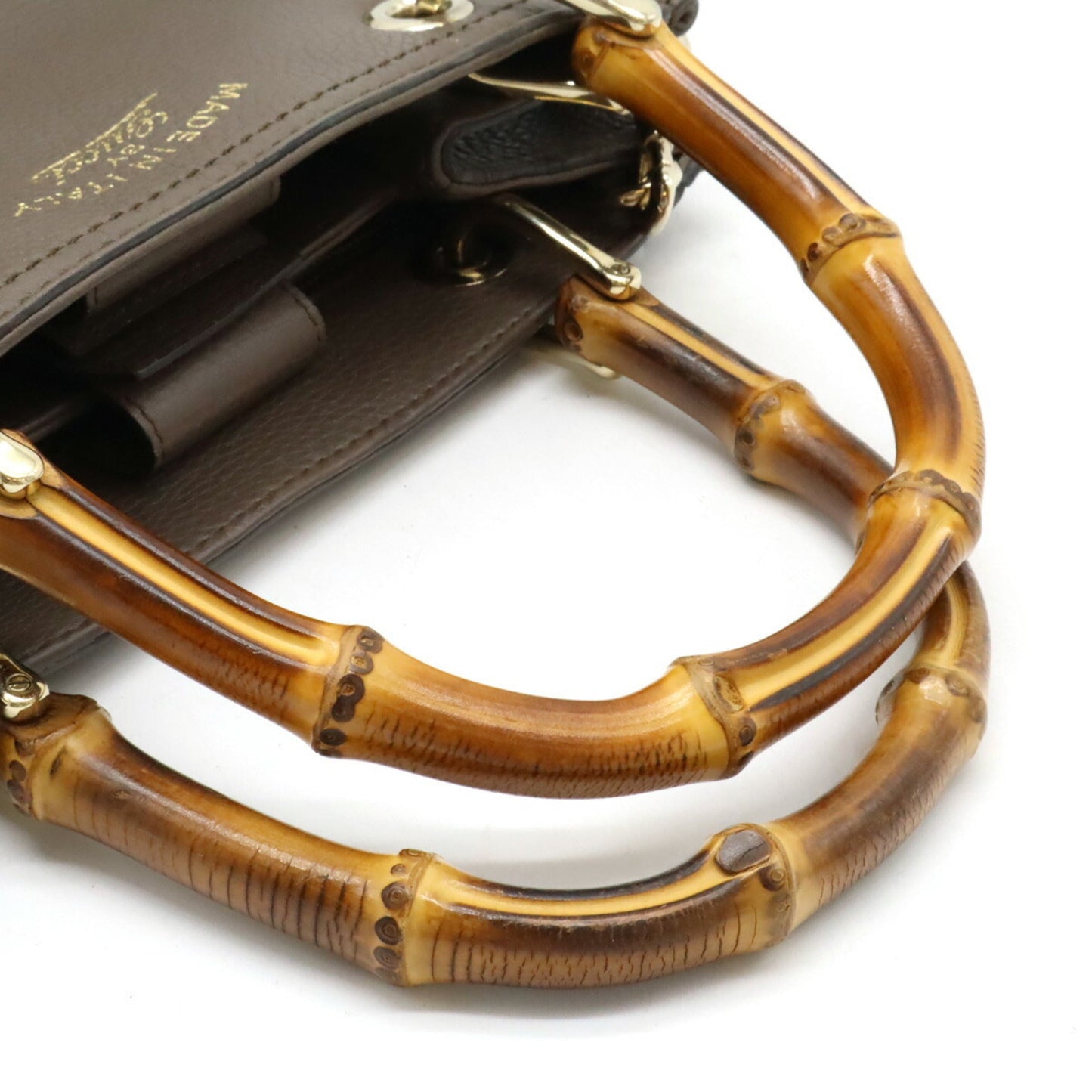 Gucci Bamboo Handbag Travel Bag Bamboo 859