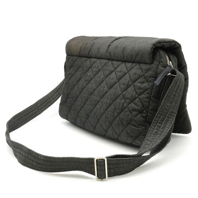 Chanel Coco Mark Shoulder Bag Canvas Denim