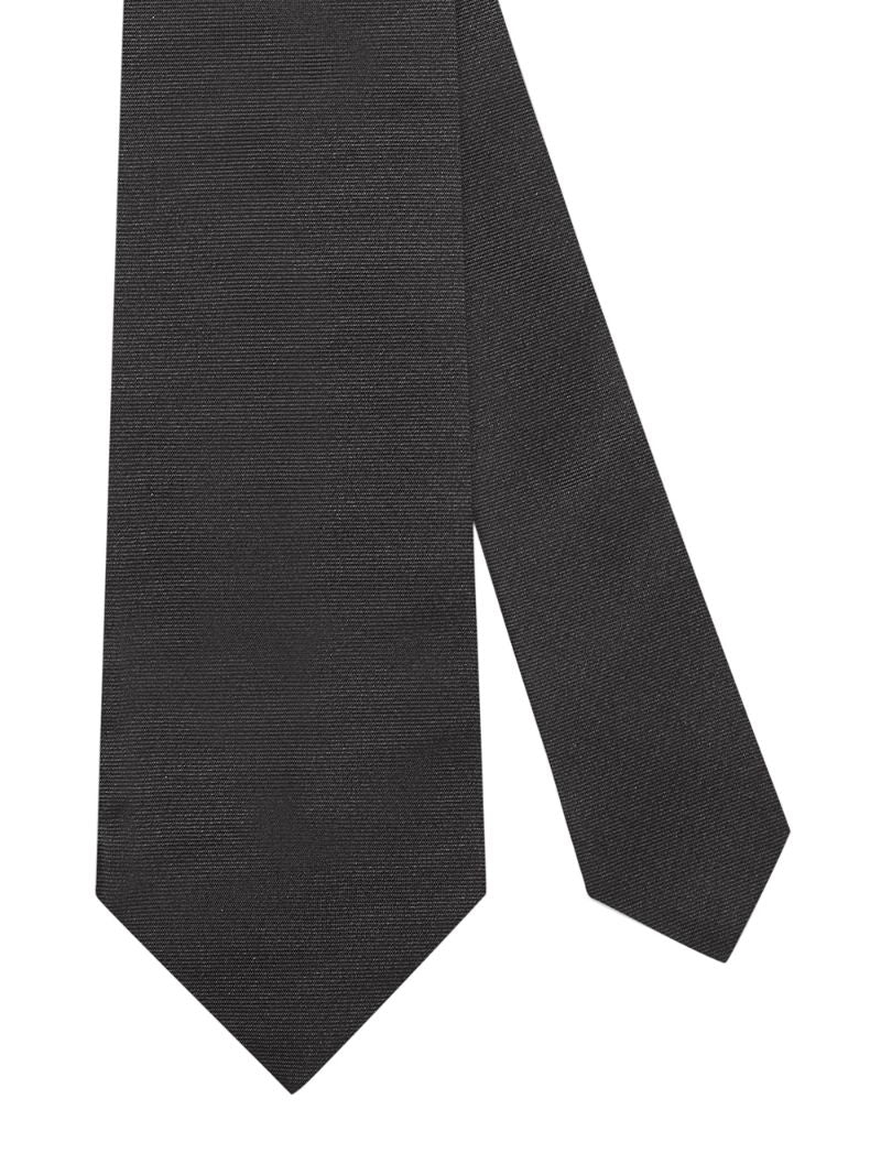 Gucci - Bee embroidered tie - men - Silk - One Size - Black