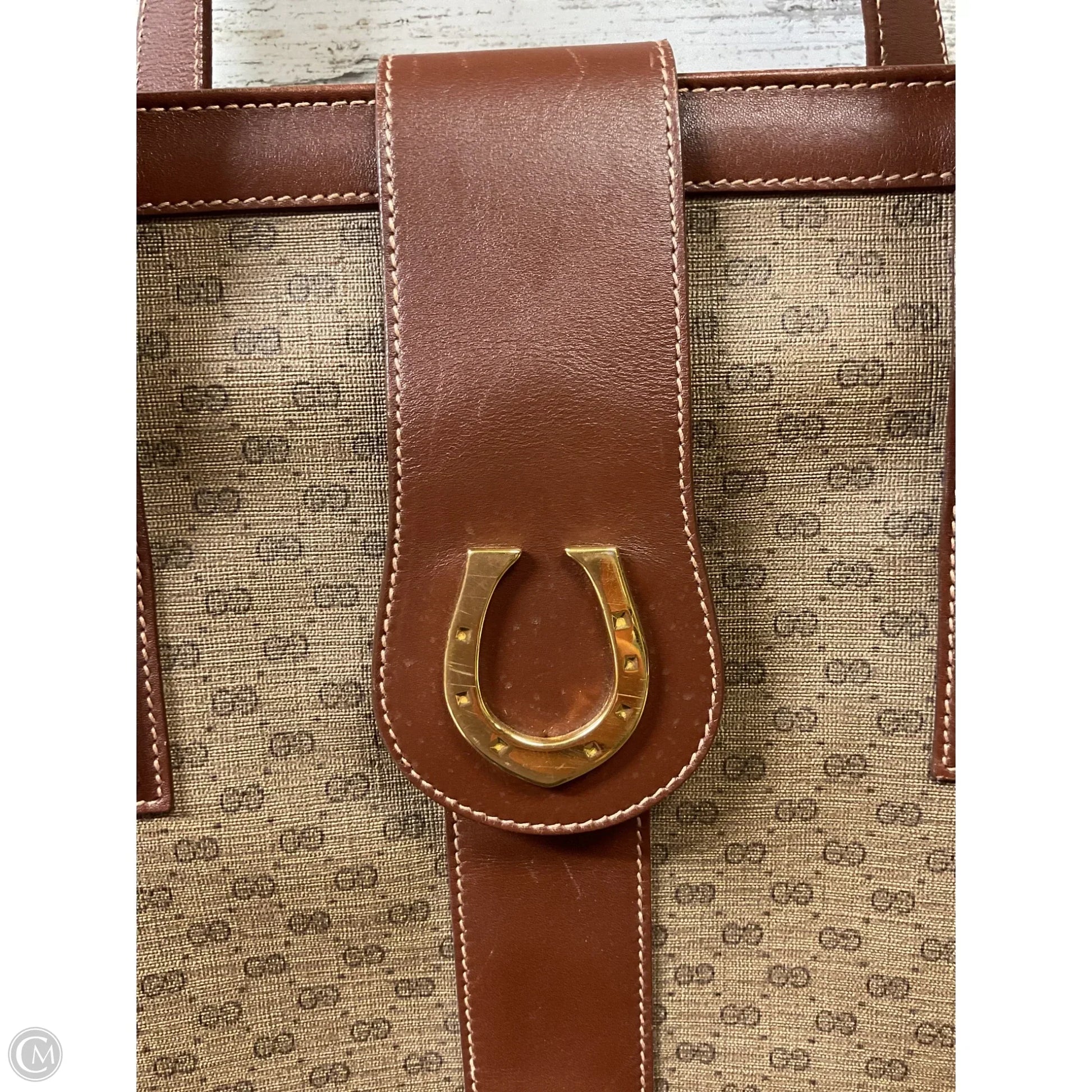Handbag Luxury Designer By Gucci, Size: Large