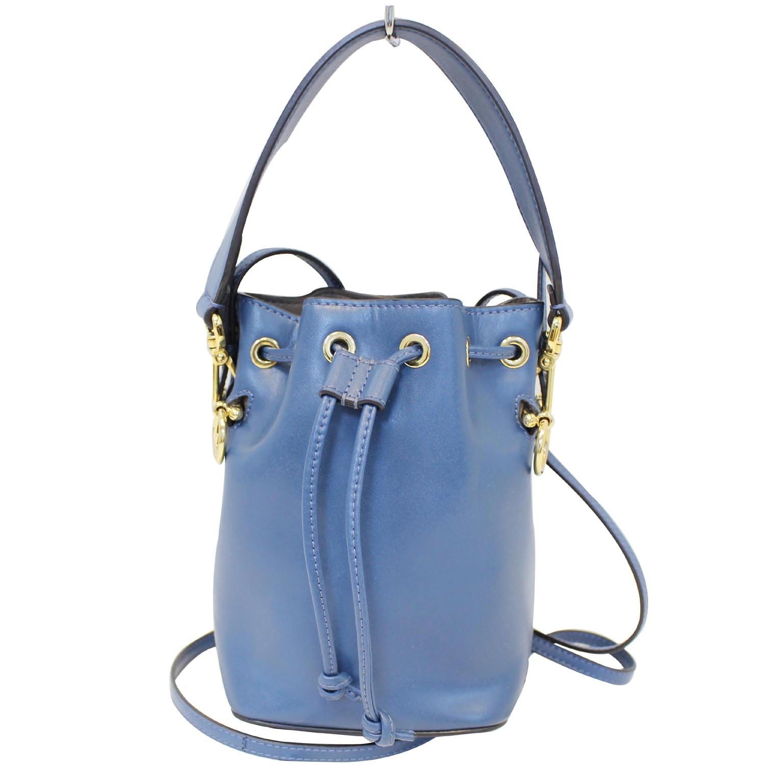 Fendi Mon Tresor Crossbody Bag Blue Bucket
