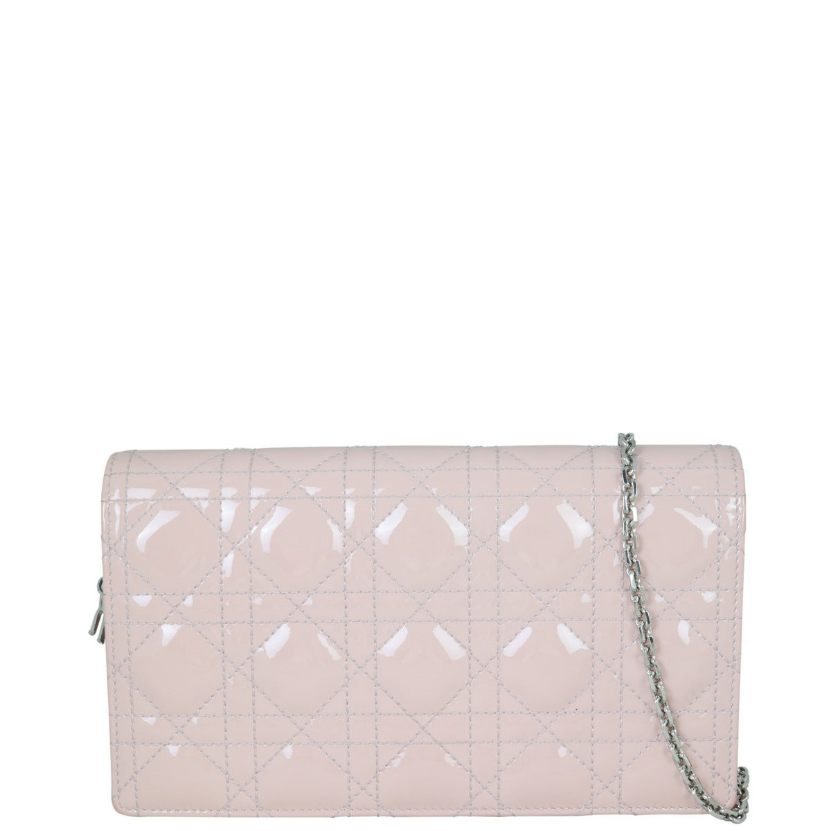 Dior Crossbody Bag Lady Cannage Pouch Patent Shoulder Bag