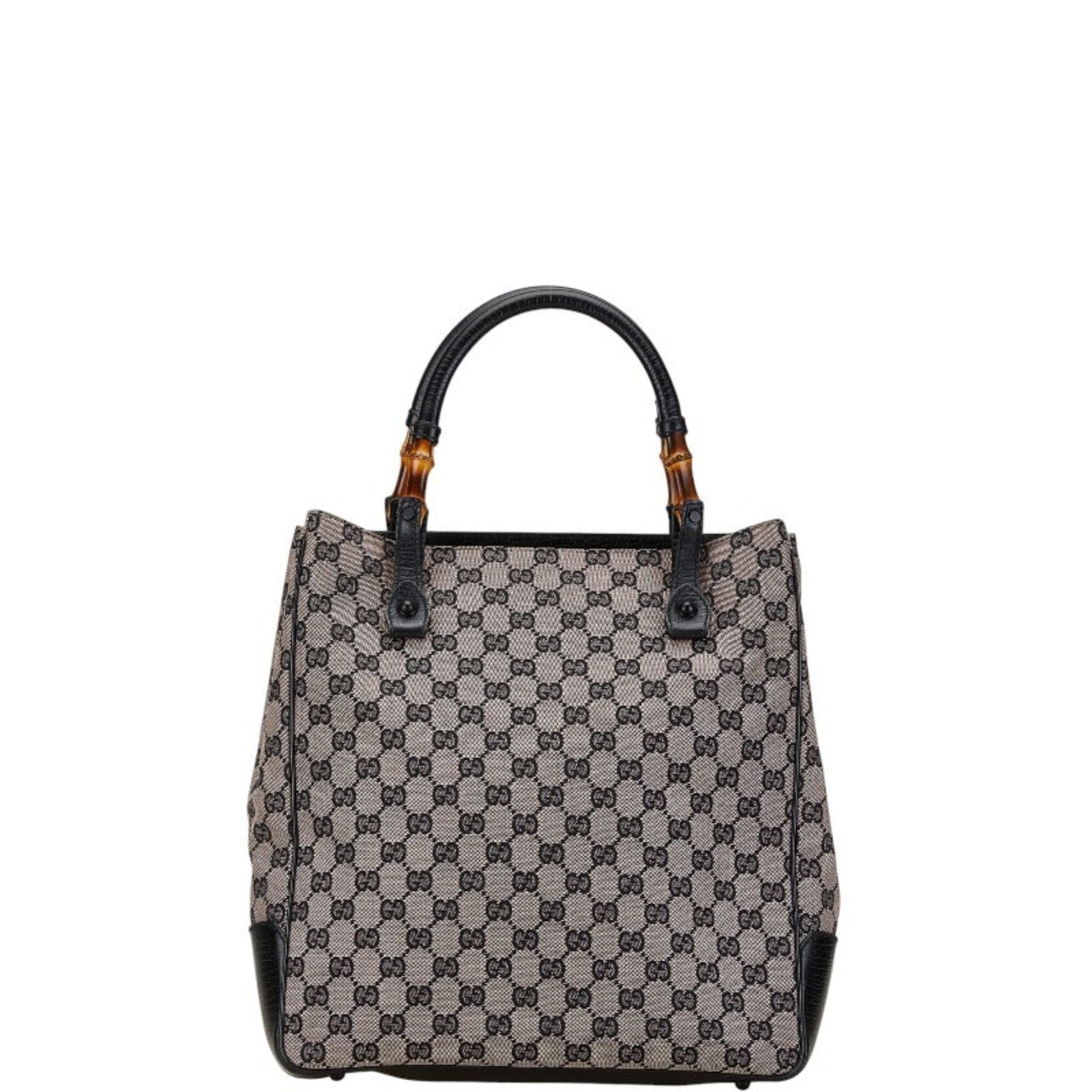 Gucci Bamboo Tote Bag Canvas 1368