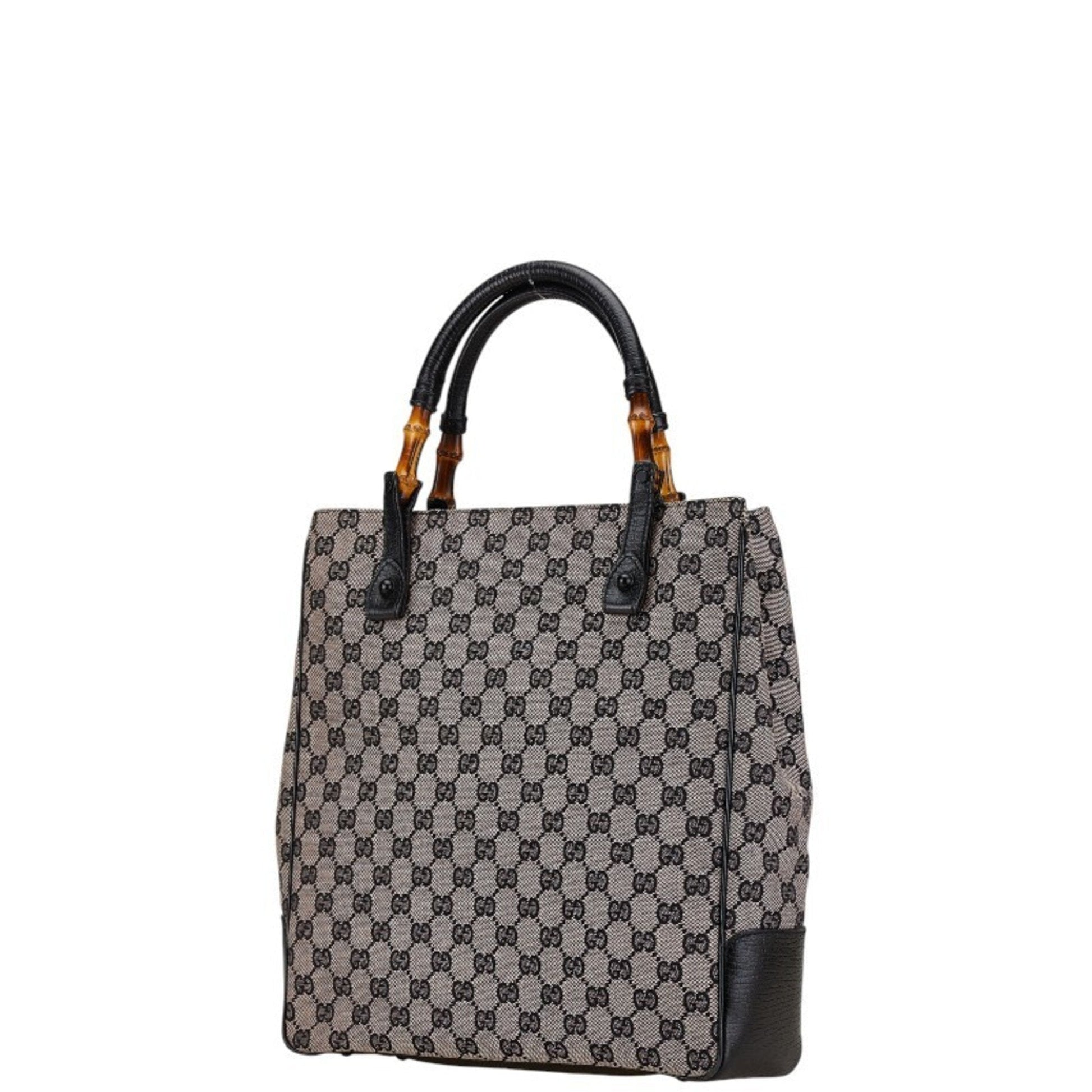 Gucci Bamboo Tote Bag Canvas 1368