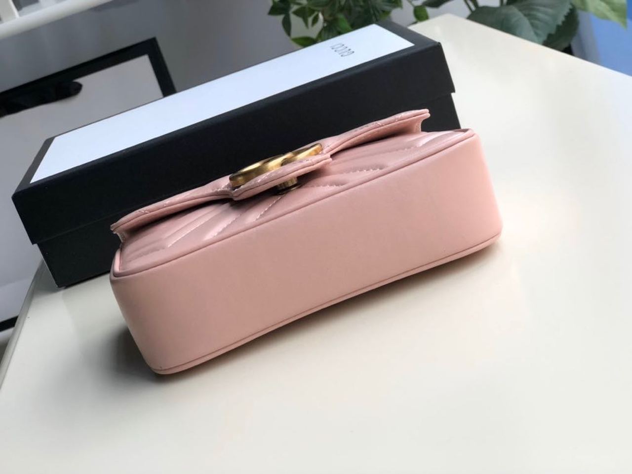 gg Marmont MatelassÃ© Super Dusty Pink Mini Bag