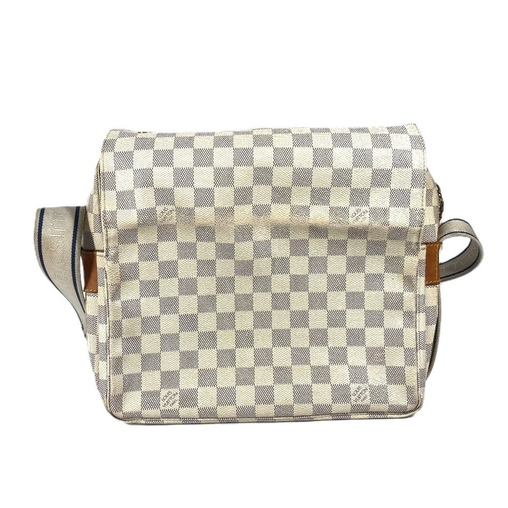 Louis Vuitton N51189 Damier Azur Damier Azur Canvas White Shoulder Bag