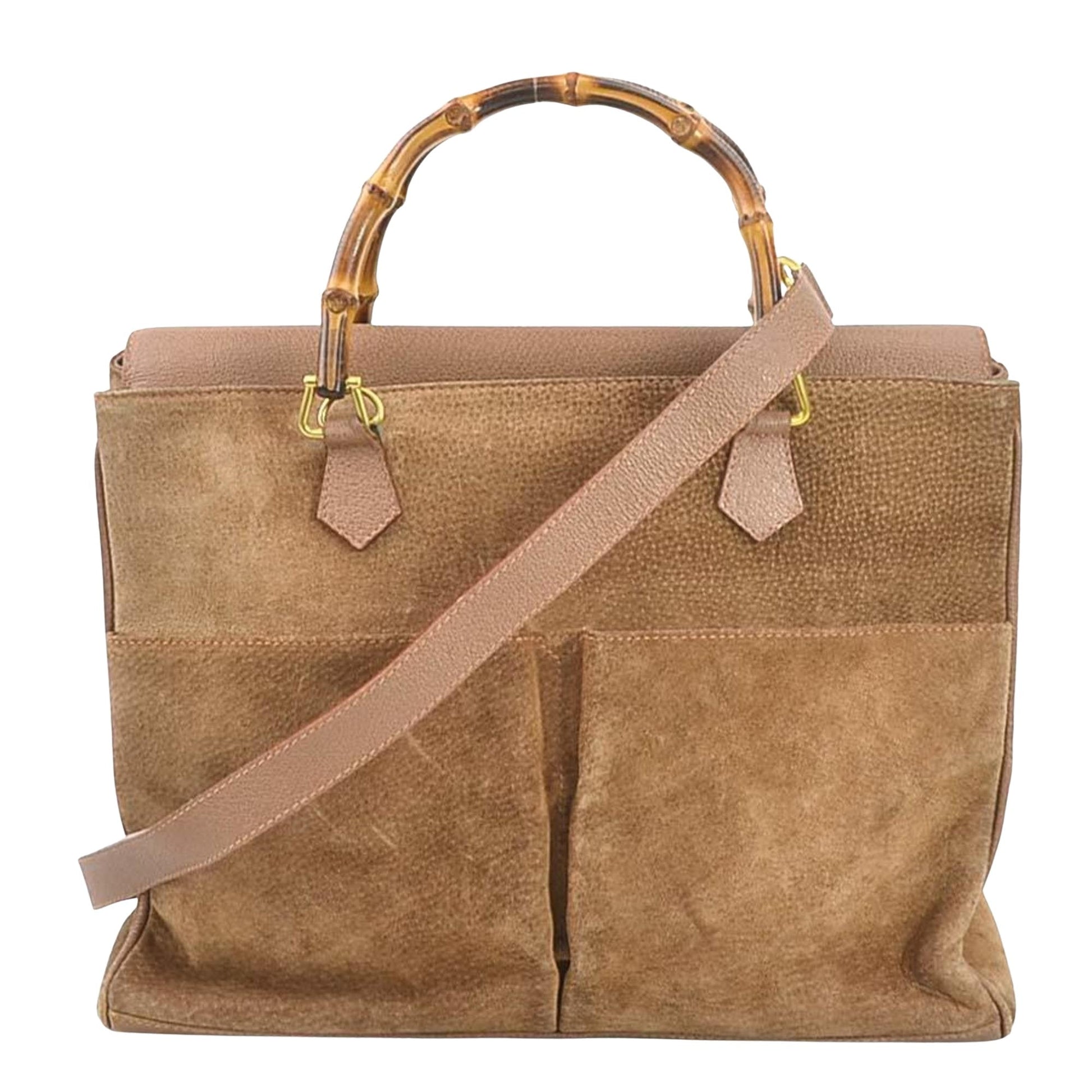 Gucci Bamboo Handbag Travel Bag Bamboo 841