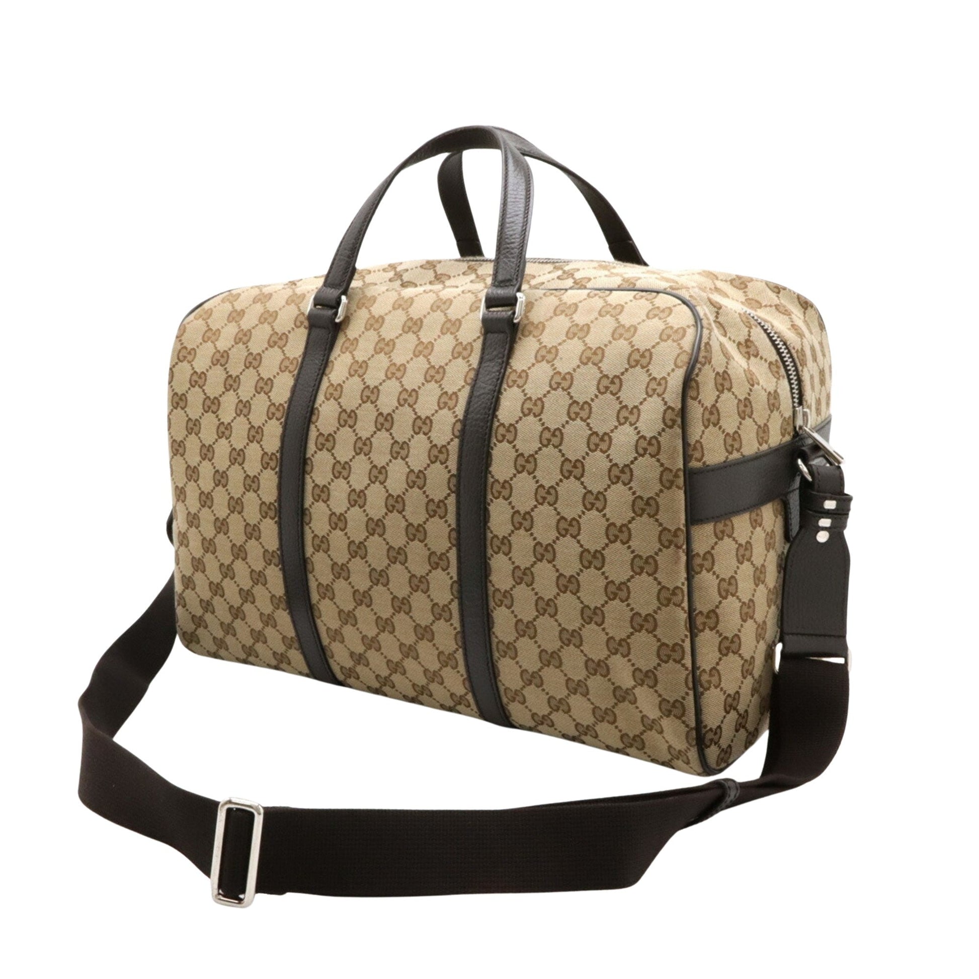 Gucci Travel Bag Canvas Canvas 1484
