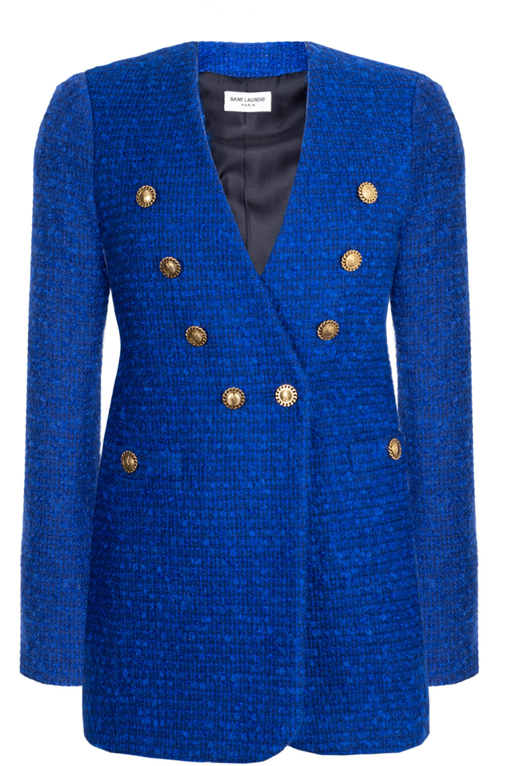 Tweed Jacket 2 Blue Handbag