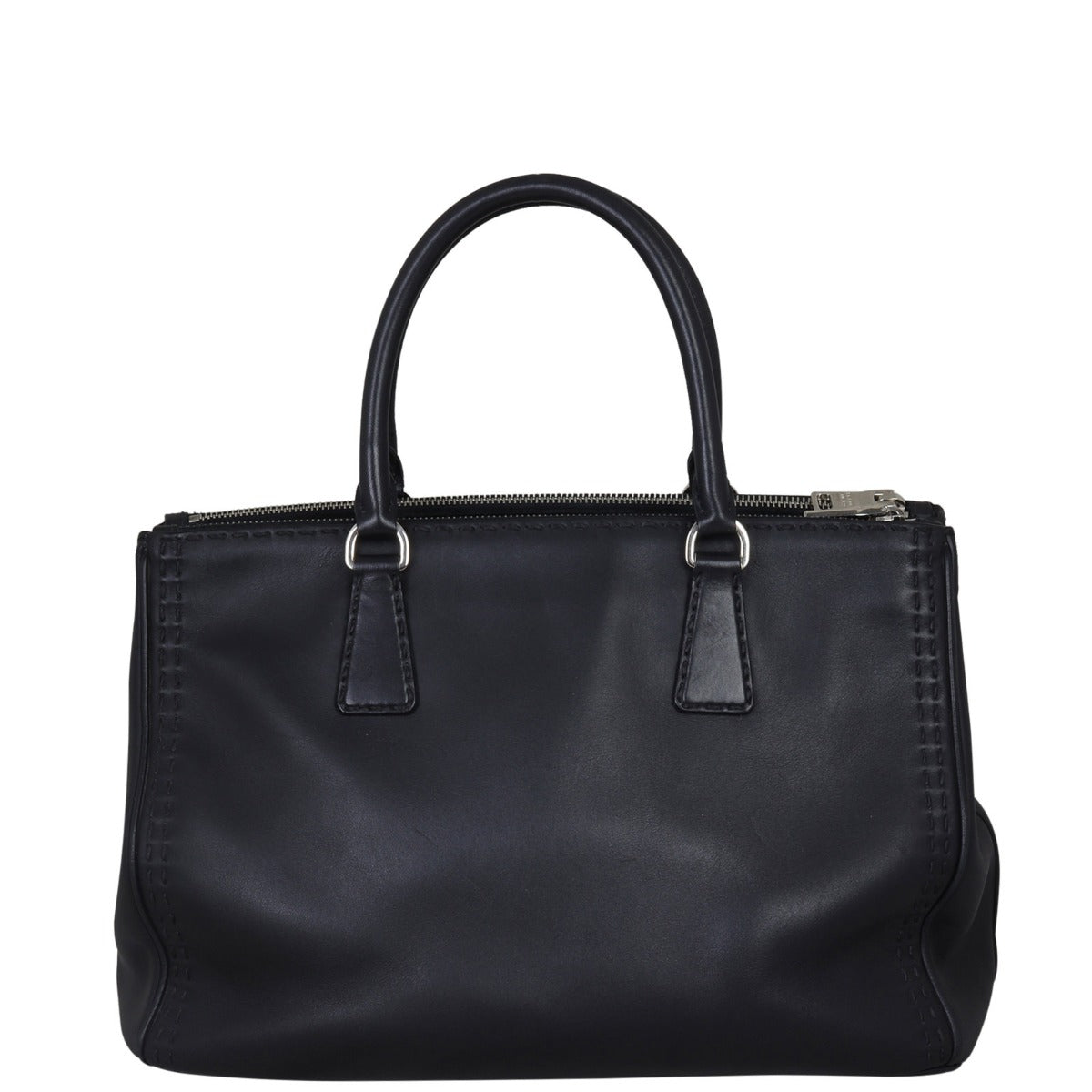 Prada City Calf Lux Galleria Double Zip Tote Medium Tote Bag