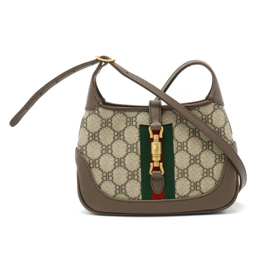 Gucci Balenciaga Pvc The Hacker Project Jackie 2Way Leather Shoulder Bag