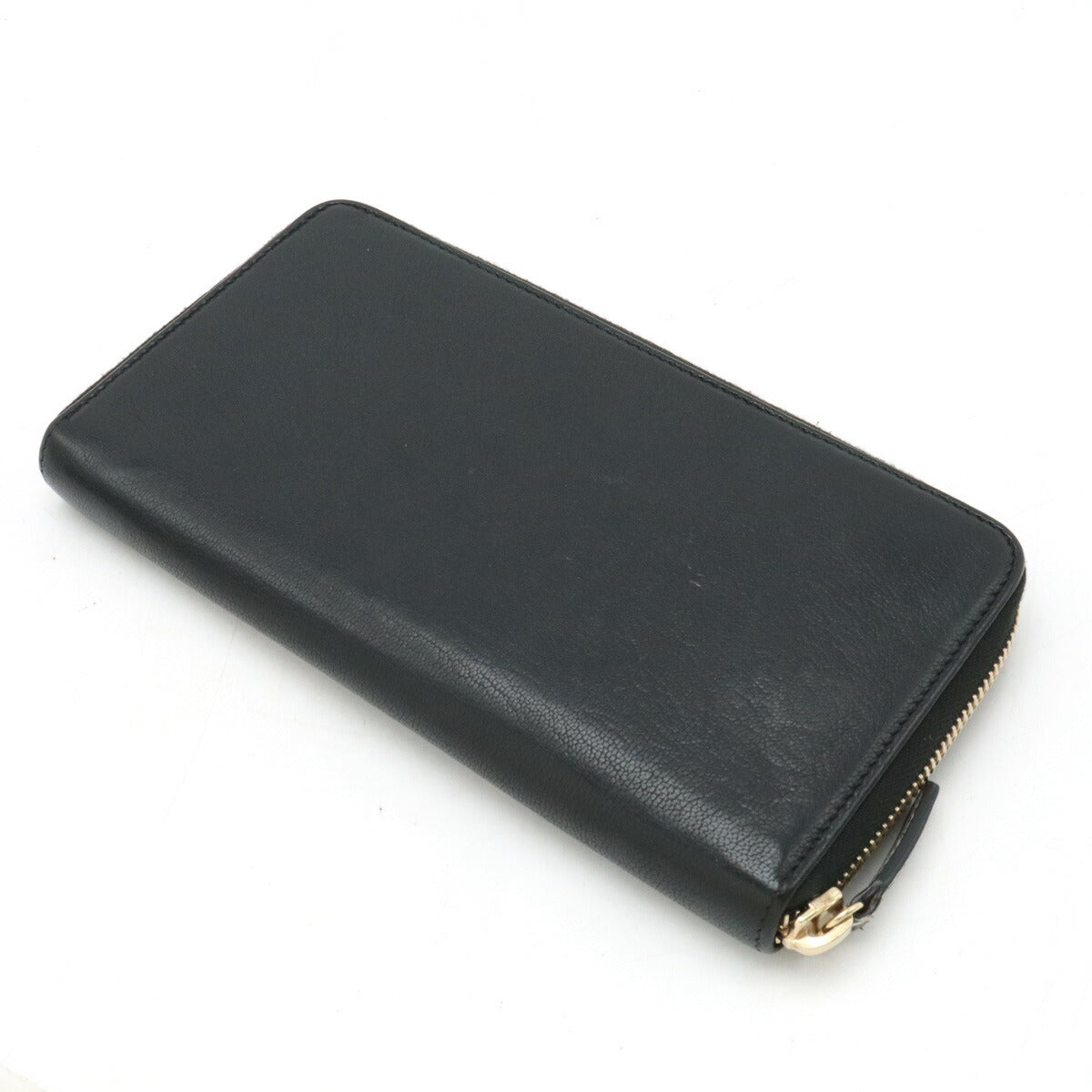 Chanel Lucky Flower Coco Mark Long Wallet Leather Black A81657