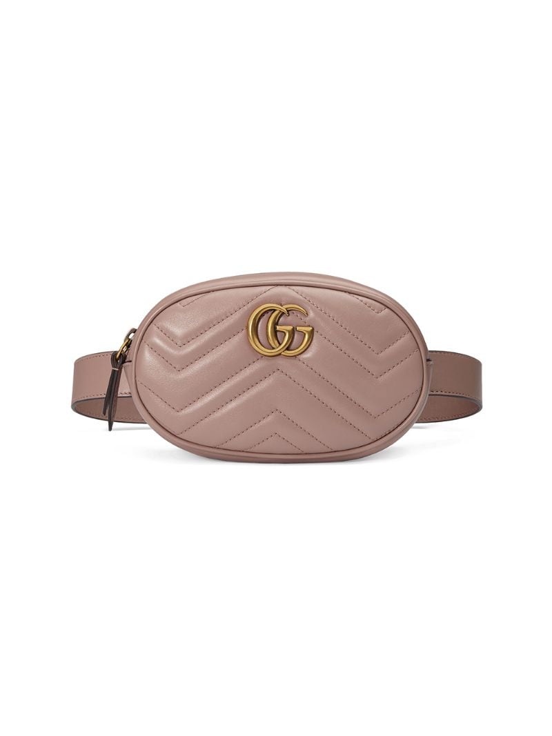 Gucci - GG Marmont matelassé belt bag - women - Leather/metal - 85, 95, 75, 105 - NEUTRALS