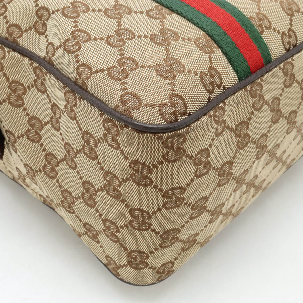 Gucci Shearling Line 2Way Tote Bag Canvas
