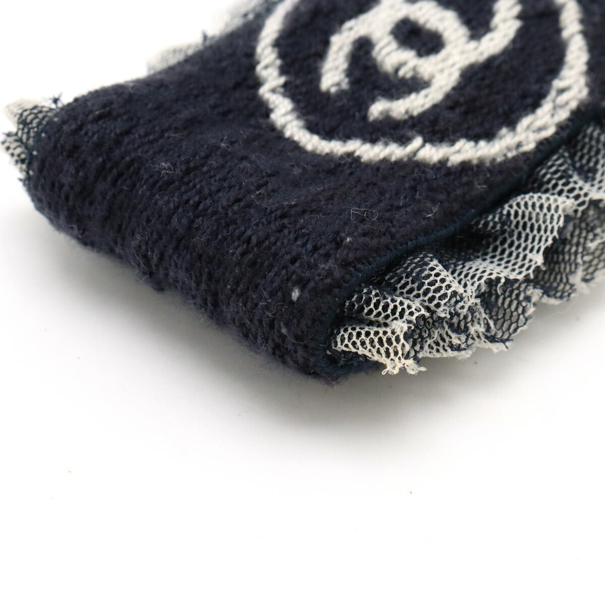 Chanel Cotton Lace Coco Mark Wristband Bag