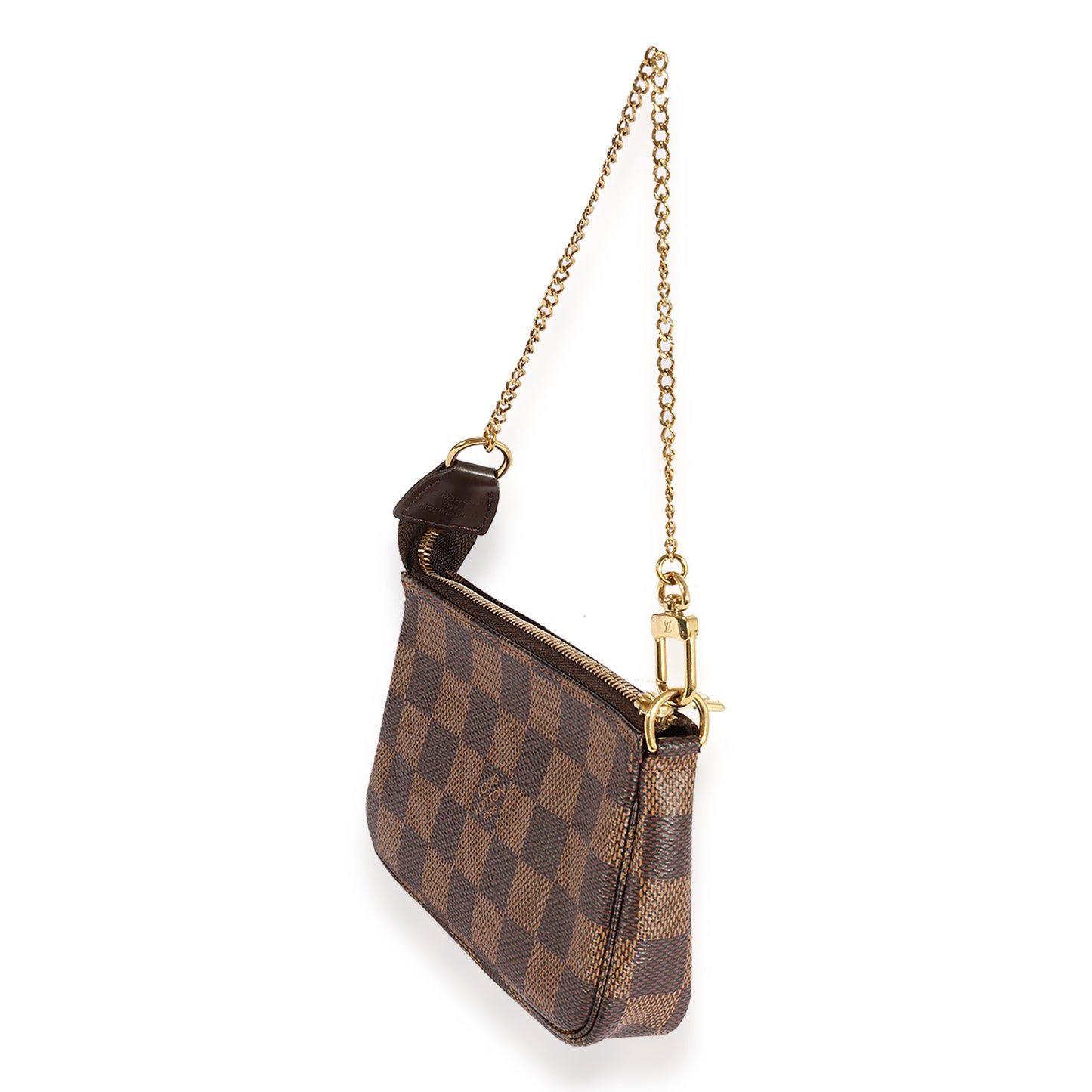 Louis Vuitton Damier Ebene Pochette Accessoires Mini Clutch Bag